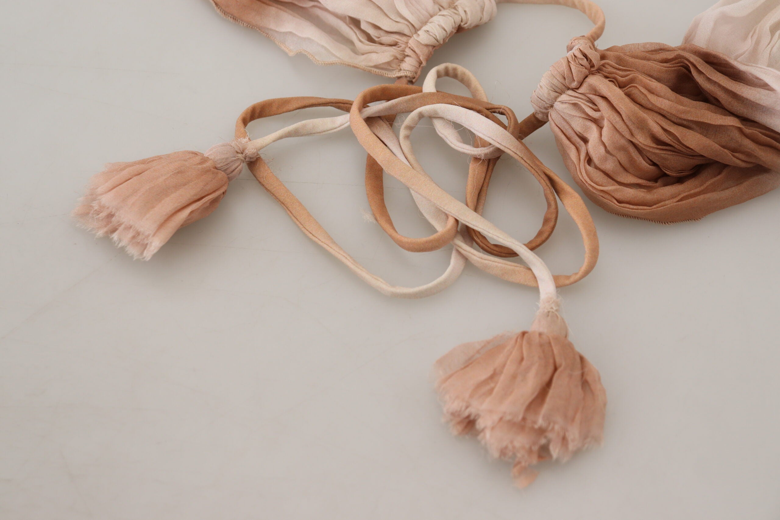 Multicolor Silk Wrap Shawl Foulard Scarf - ventzia