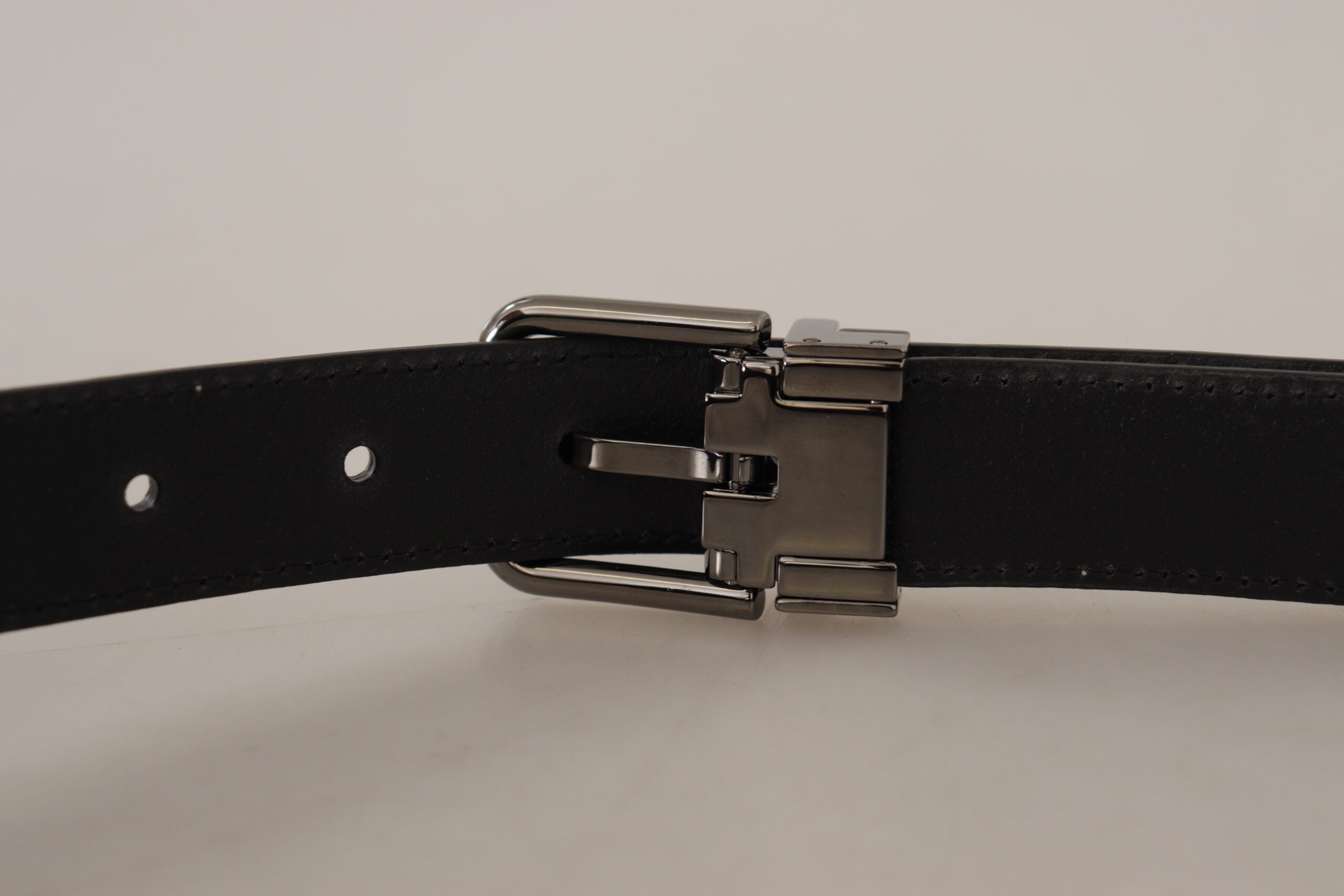 Multicolor Exotic Leather Patchwork Metal Belt - ventzia