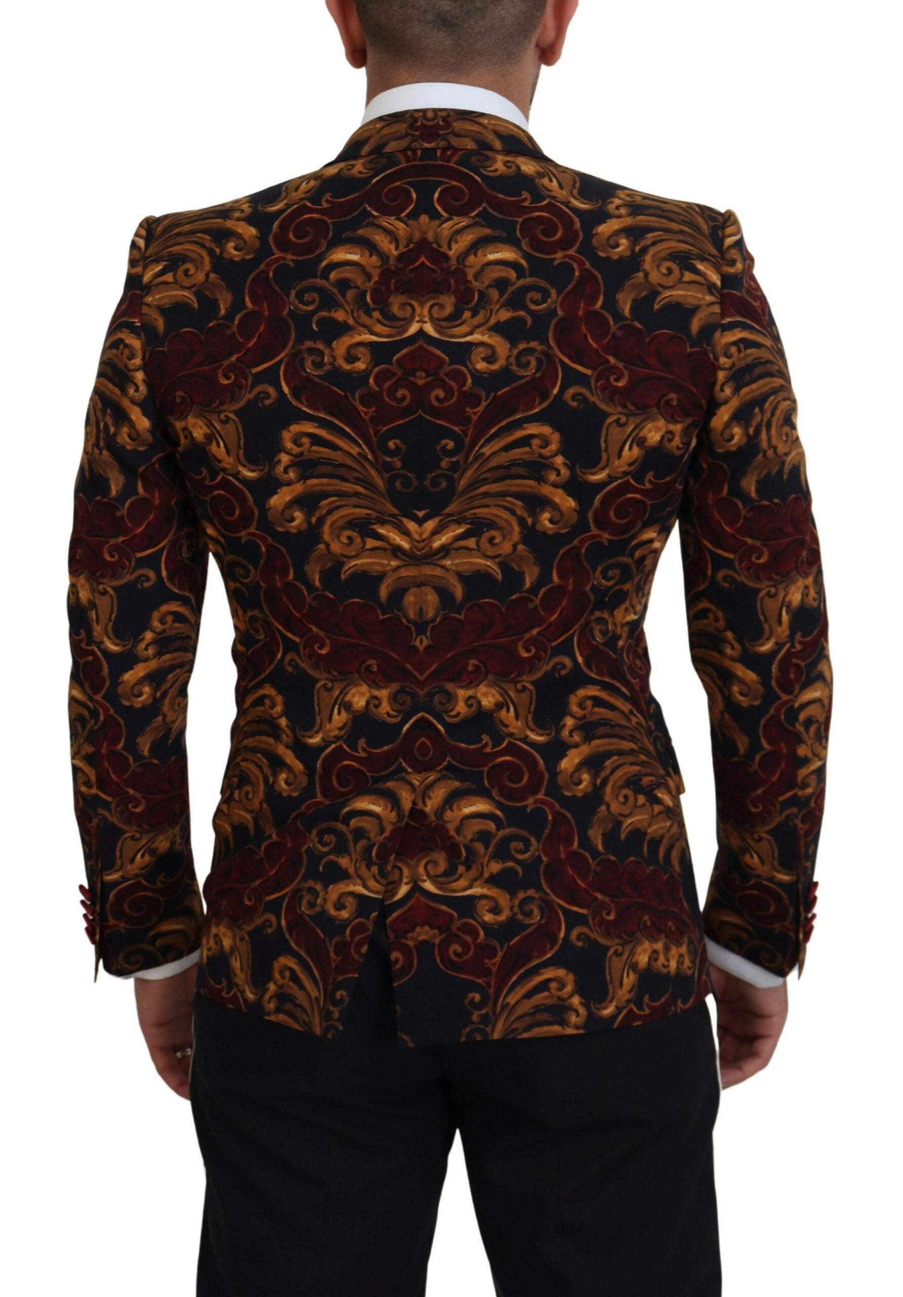 Multicolor Floral Single Breasted Martini Blazer - ventzia
