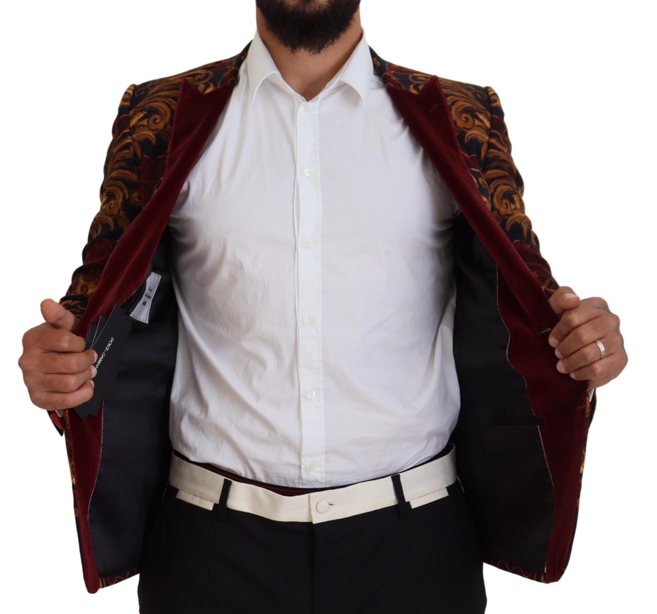 Multicolor Floral Single Breasted Martini Blazer - ventzia