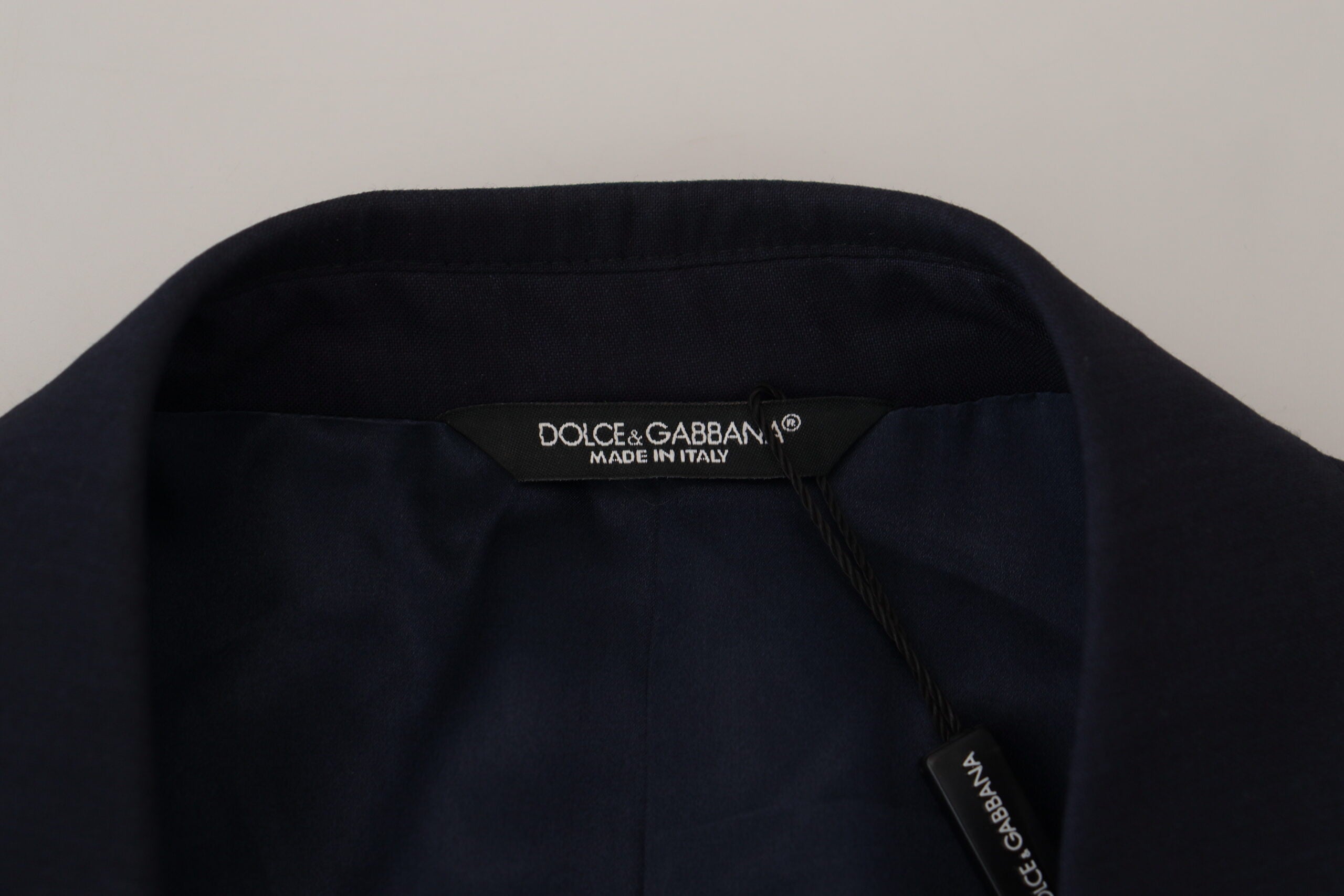 Blue Wool Slim Fit Formal Coat Blazer - ventzia