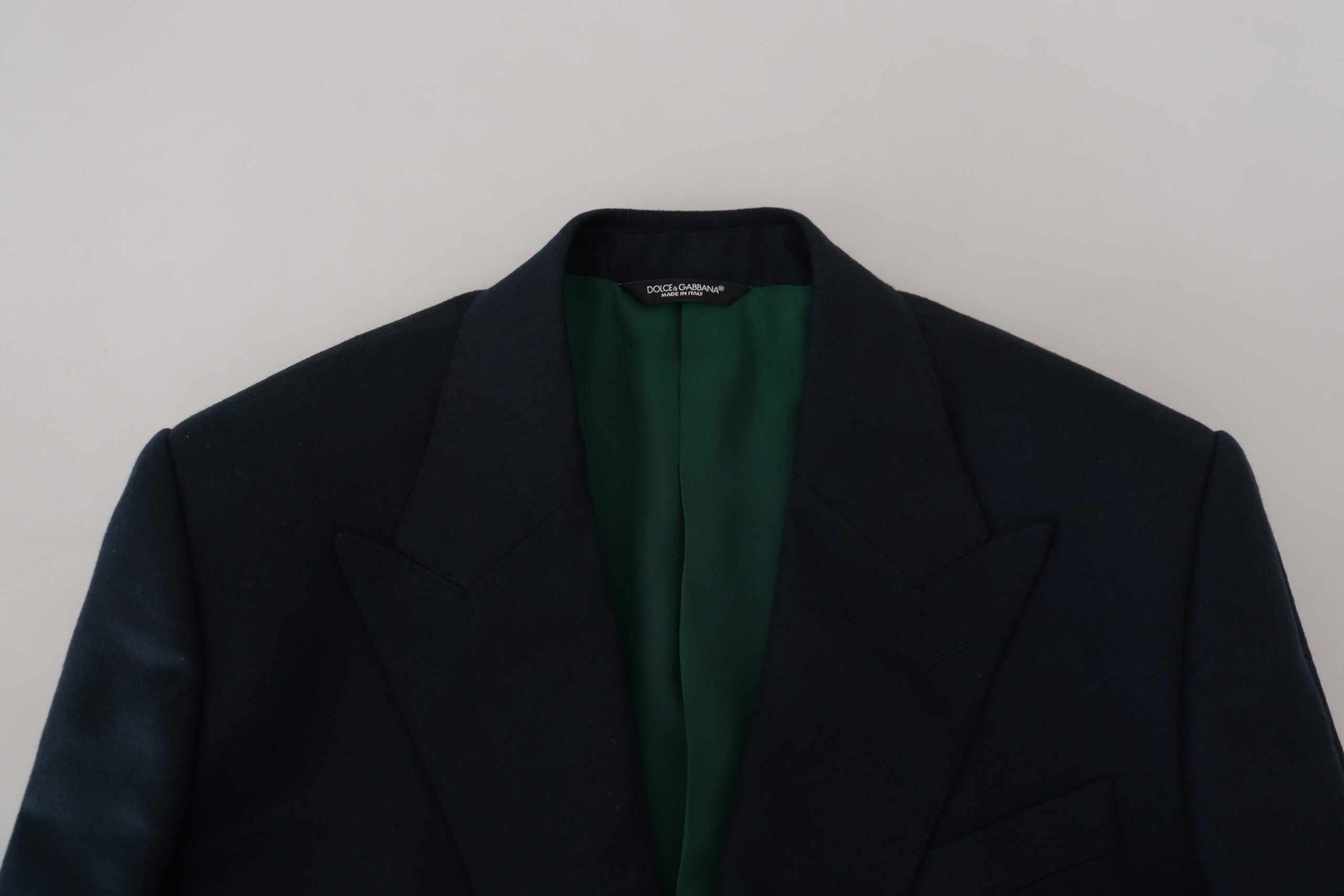 Blue Double Breasted Formal Coat Blazer - ventzia