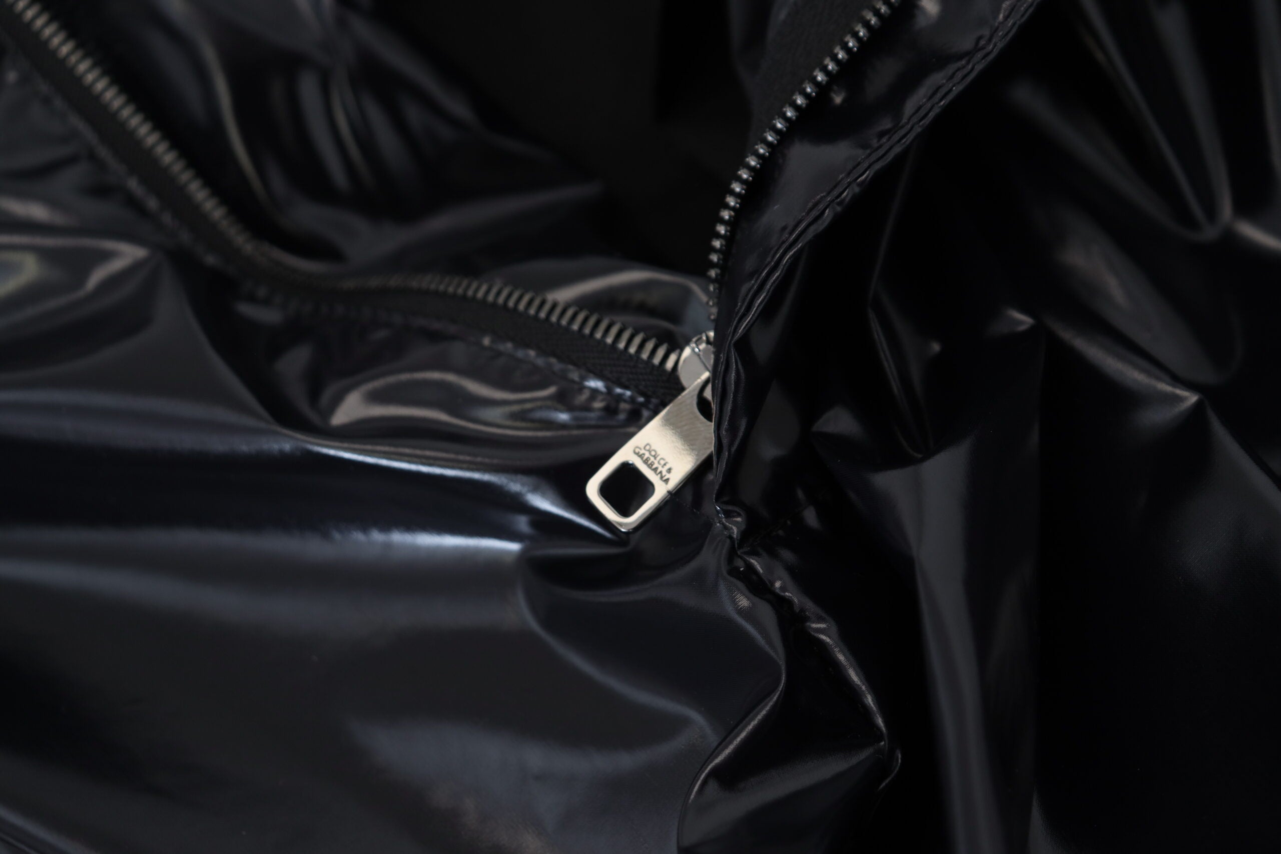 Black Shining Nylon Skinny Men Pants - ventzia