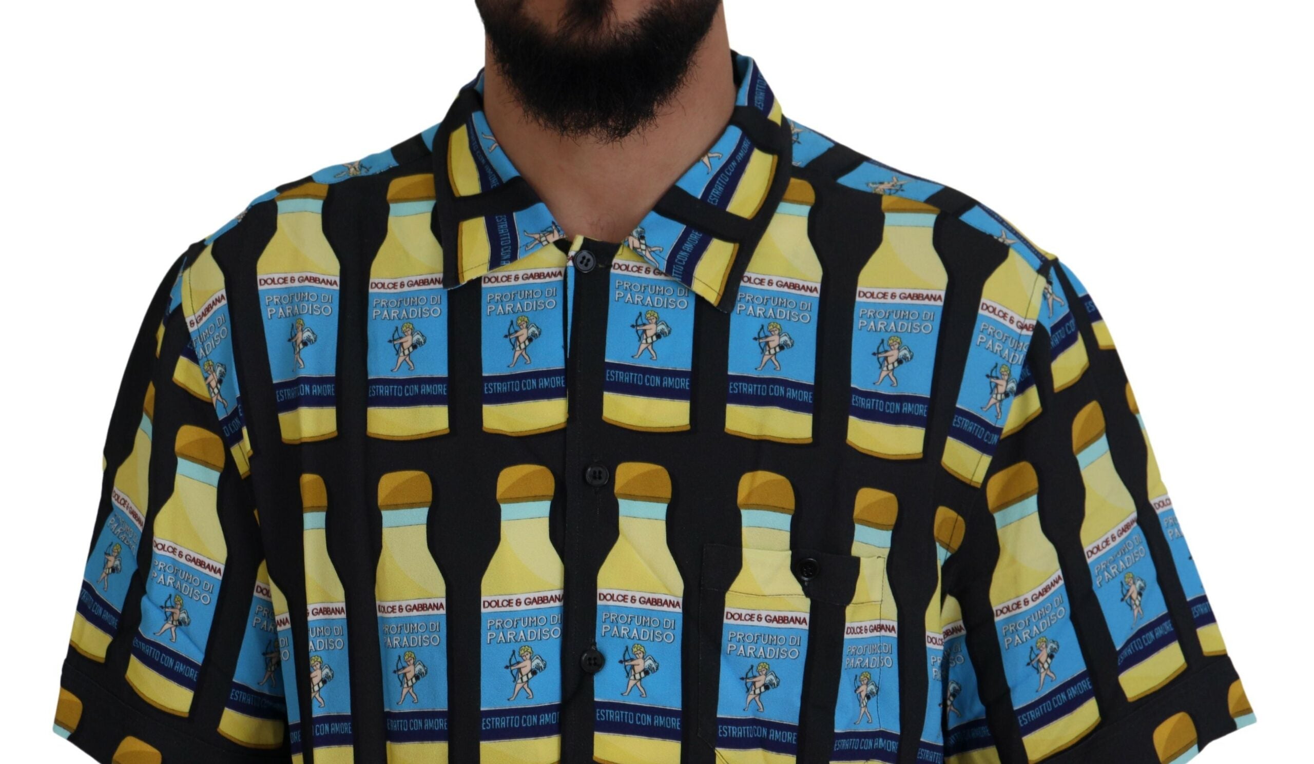 Multicolor Printed Viscose Casual Shirt - ventzia