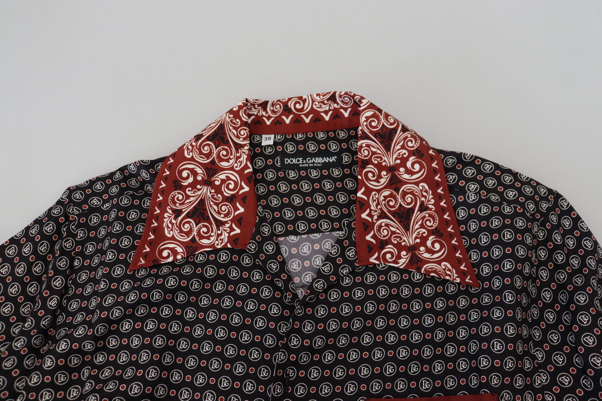 Multicolor Patterned Silk Casual Shirt - ventzia