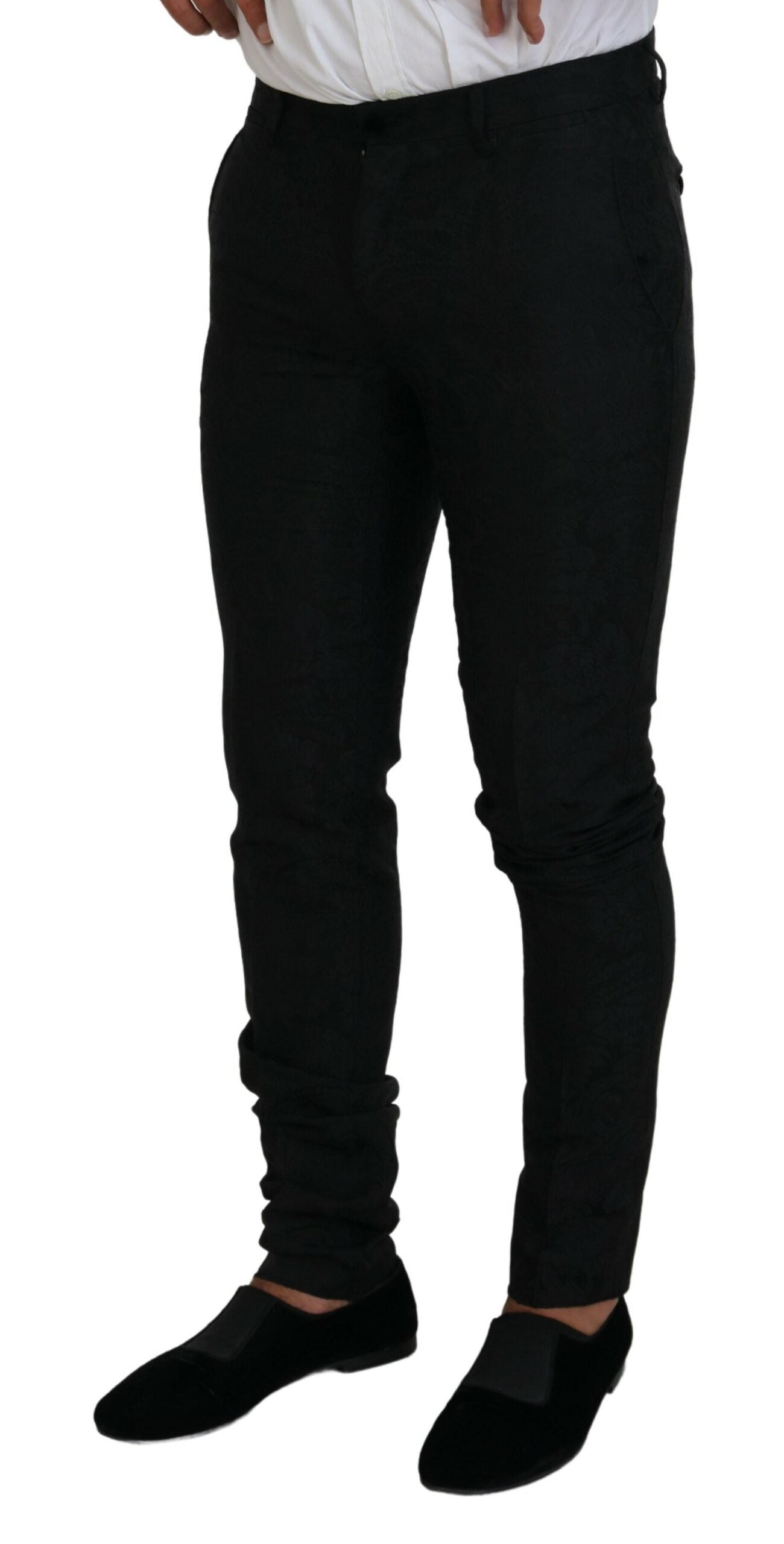 Black Polyester Men 2 Piece MARTINI Suit - ventzia