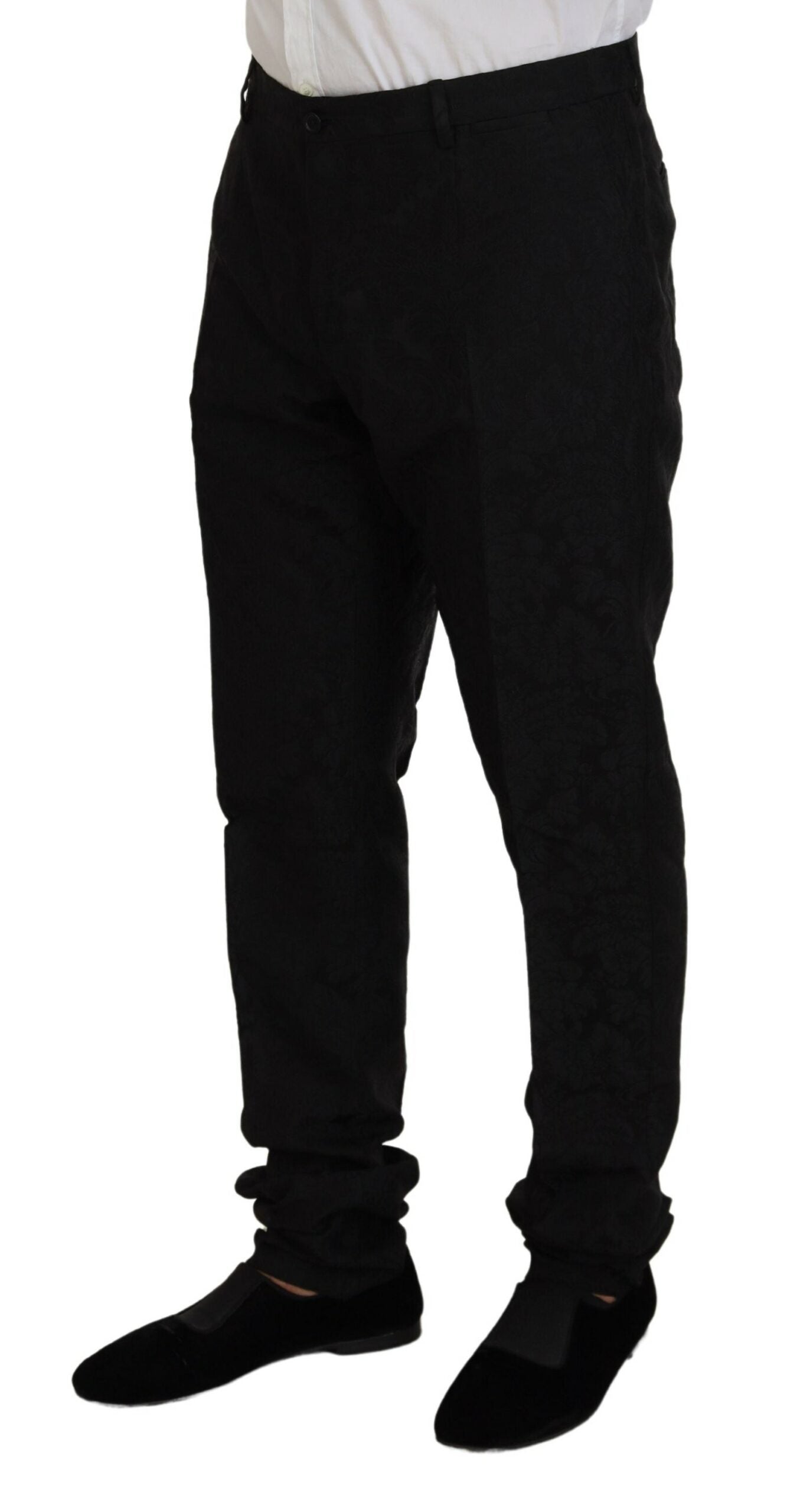 Black Single Breasted 2 Piece MARTINI Suit - ventzia