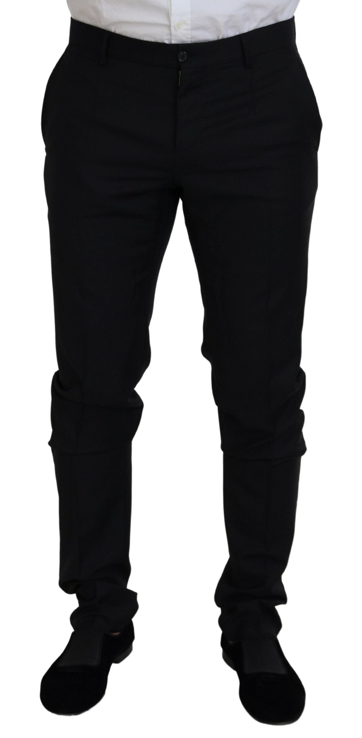 Black Single Breasted 2 Piece MARTINI Suit - ventzia