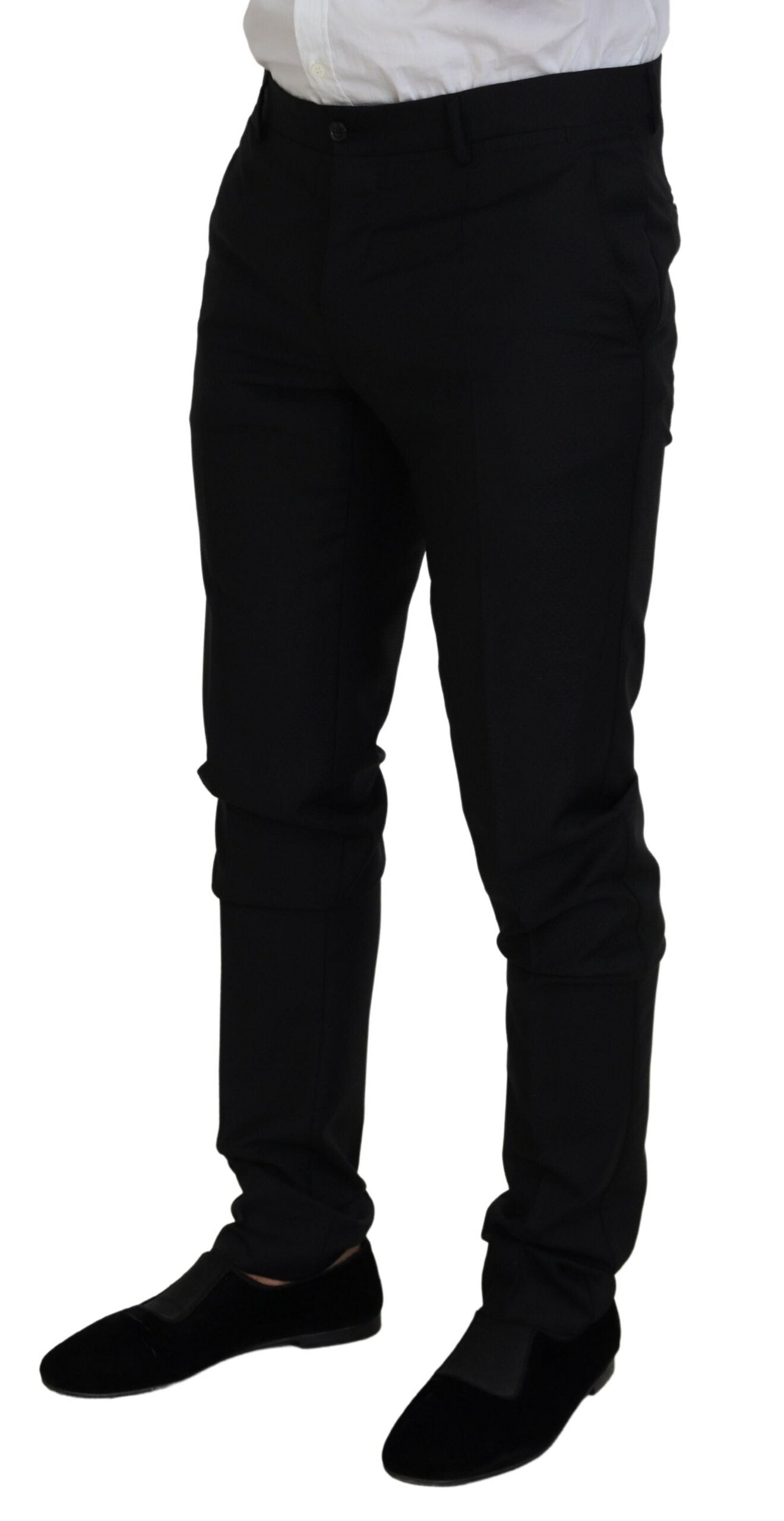 Black Single Breasted 2 Piece MARTINI Suit - ventzia