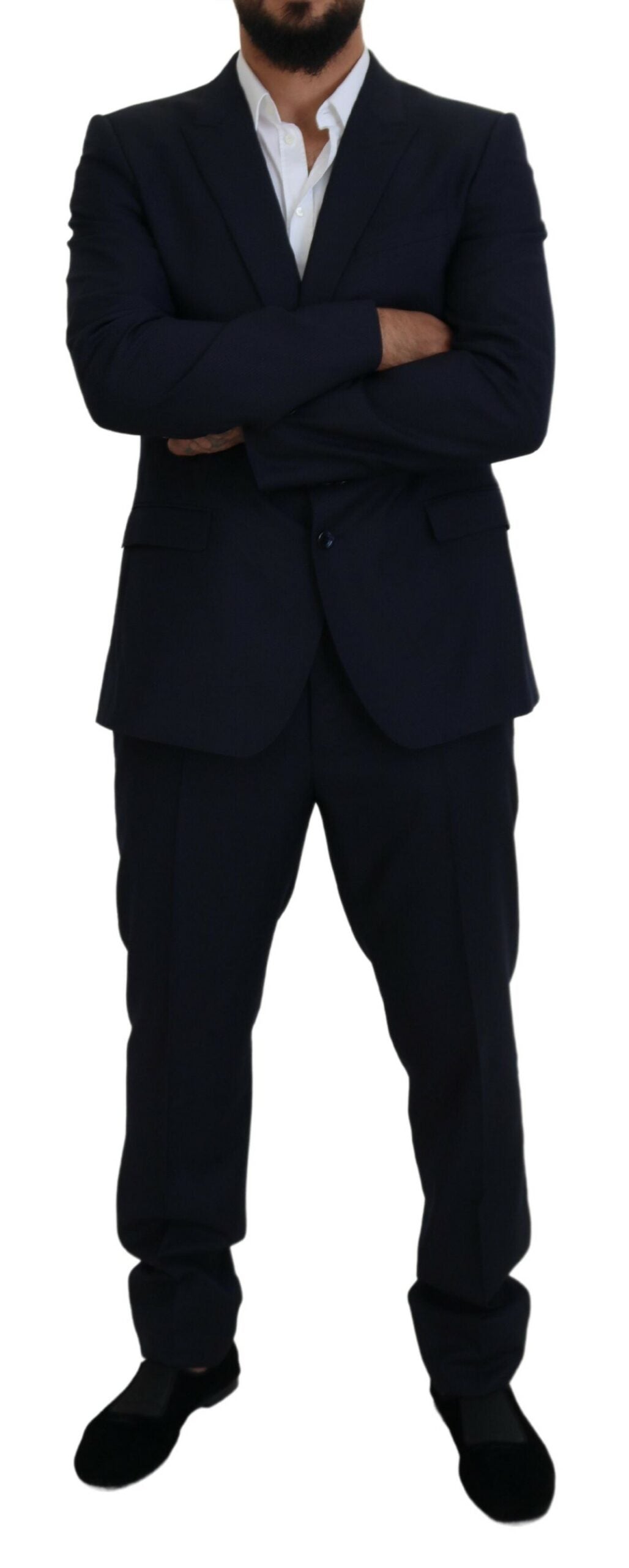 Blue Single Breasted 2 Piece MARTINI Suit - ventzia