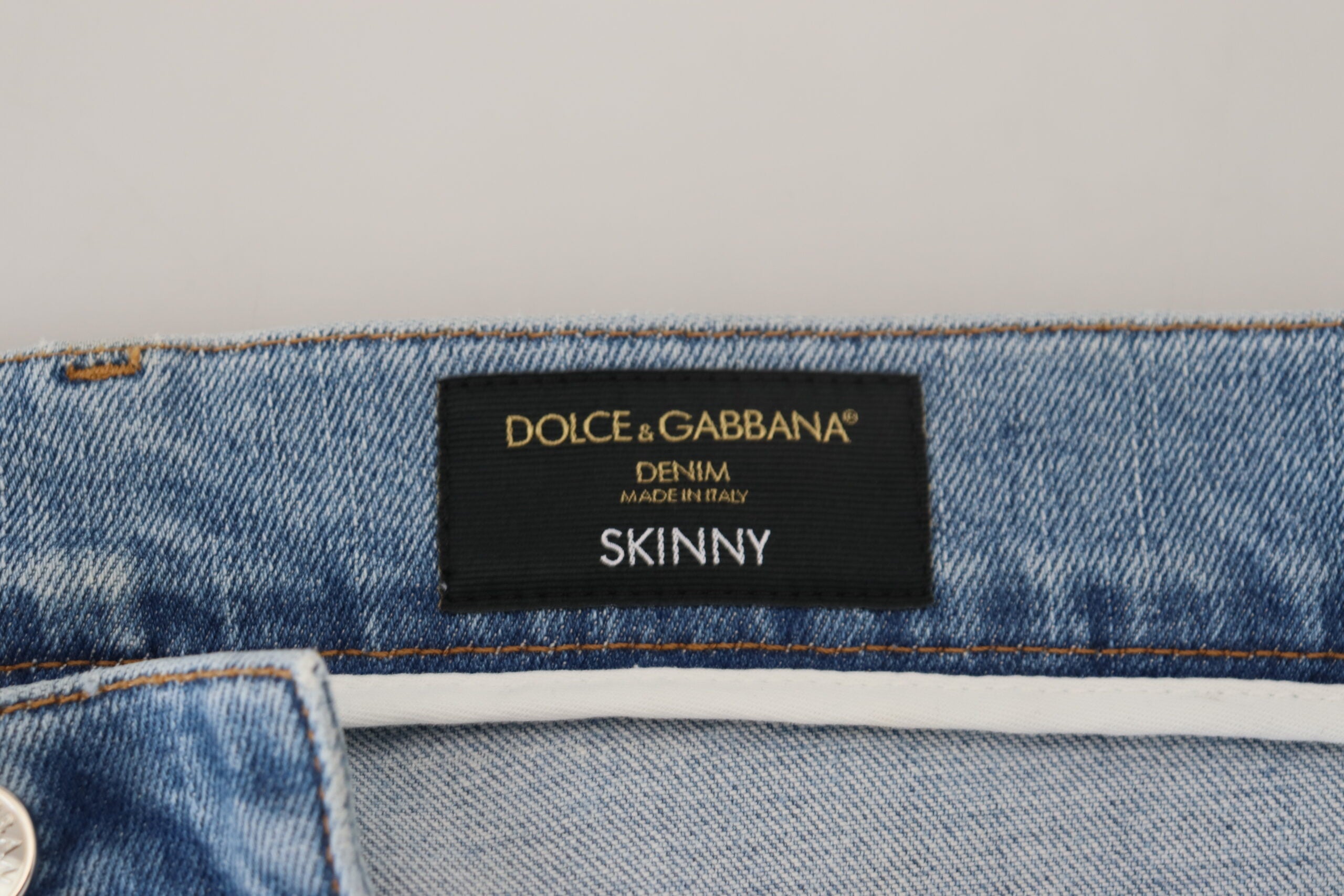 Blue Wash Slim Fit Cotton Denim Jeans - ventzia