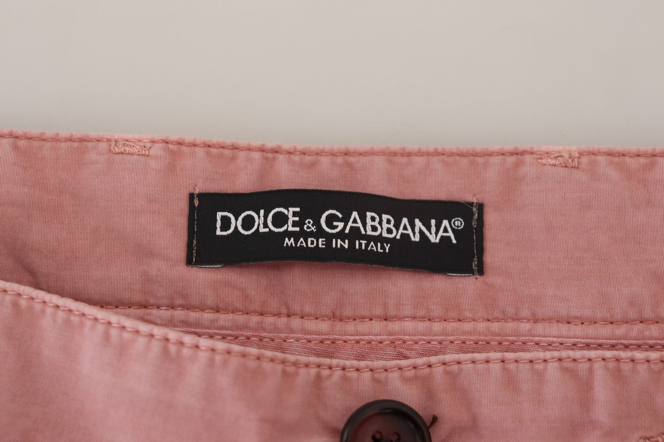 Pink Chinos Cotton Casual Mens Shorts - ventzia