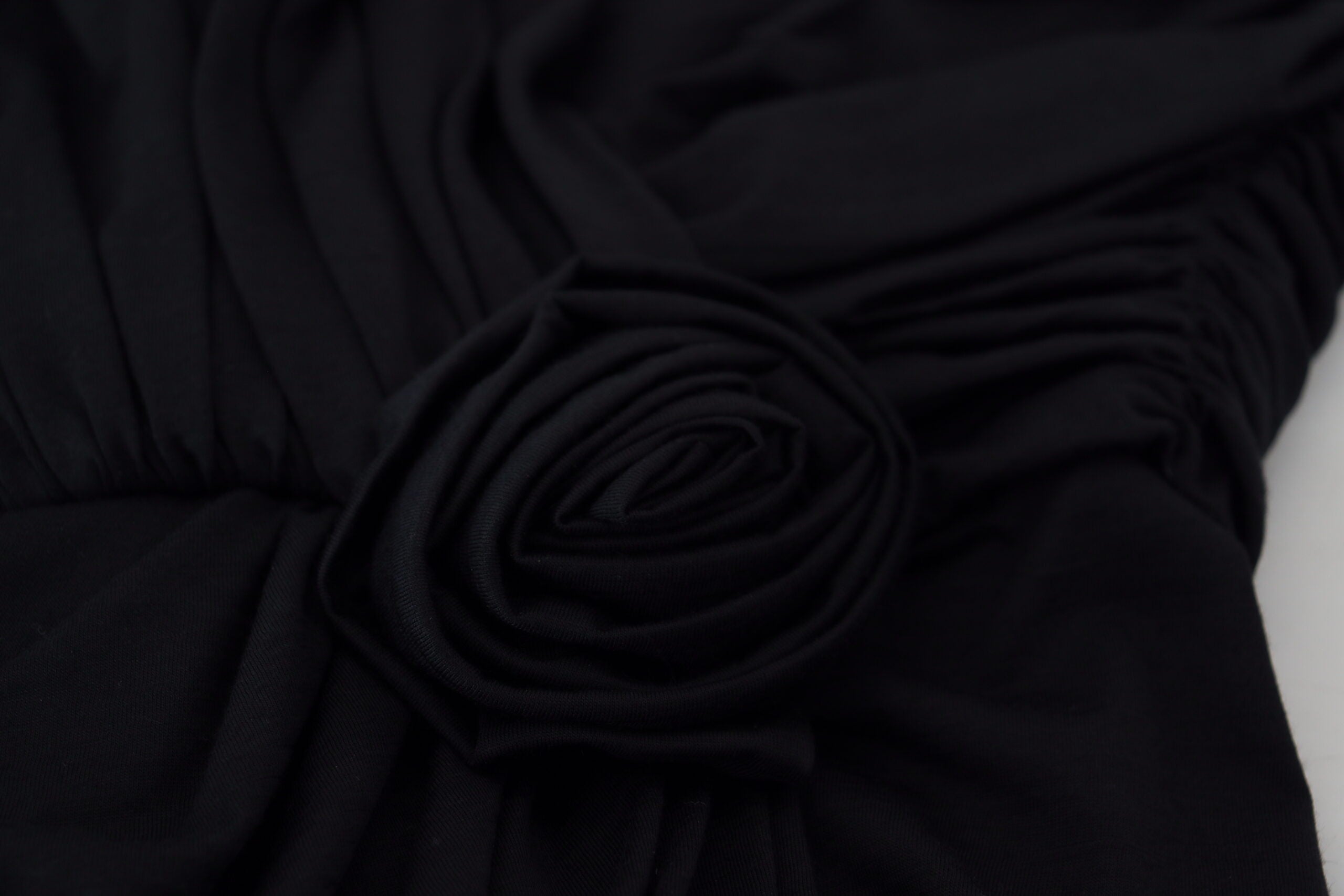 Black Wrap Sheath One Shoulder Wool Dress - ventzia
