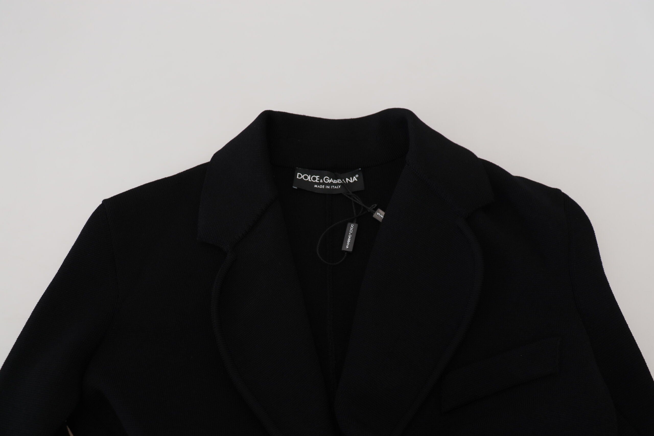 Black Button Cardigan Blazer Viscose Jacket - ventzia
