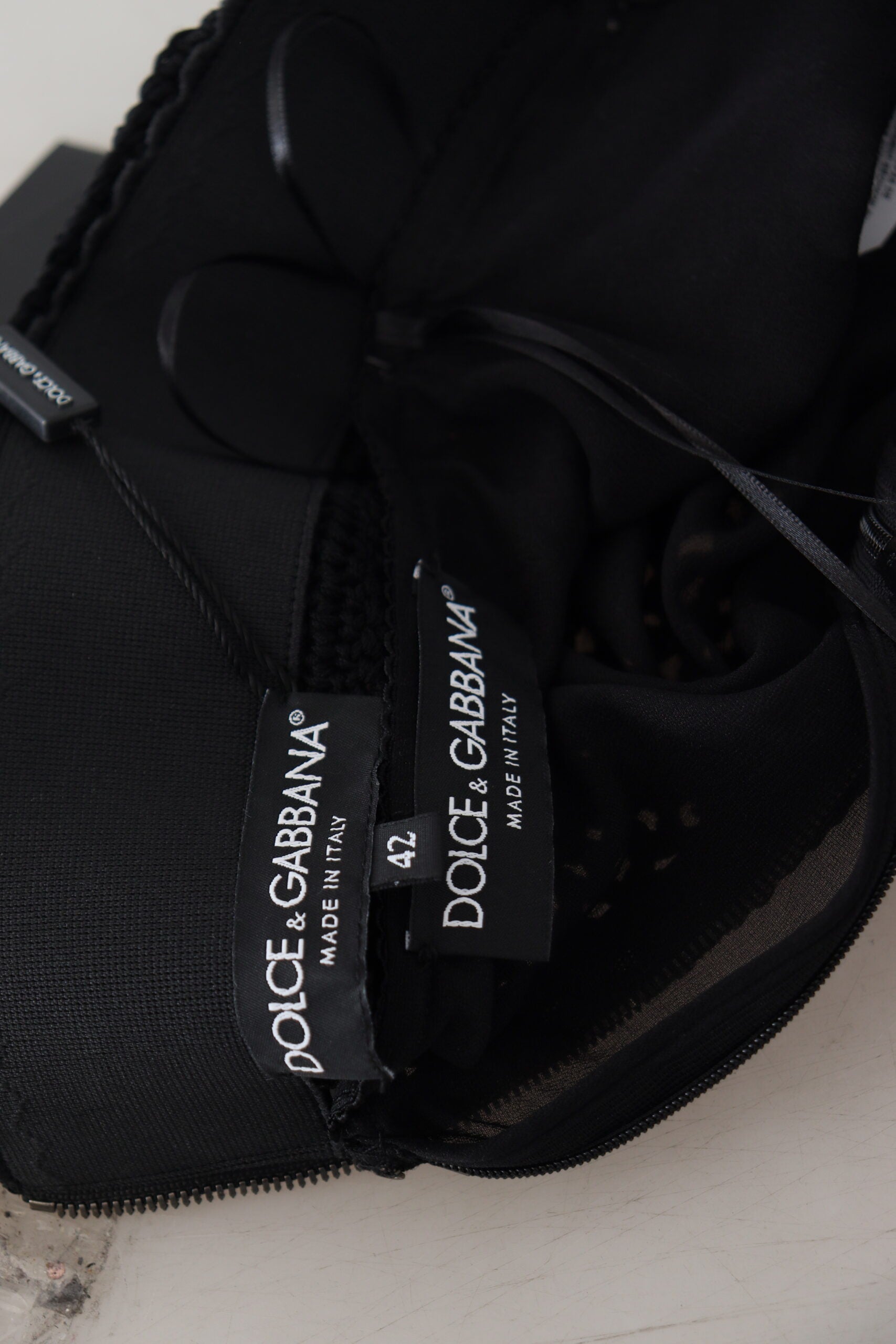 Black Knitted Cotton High Waist Mermaid Skirt - ventzia