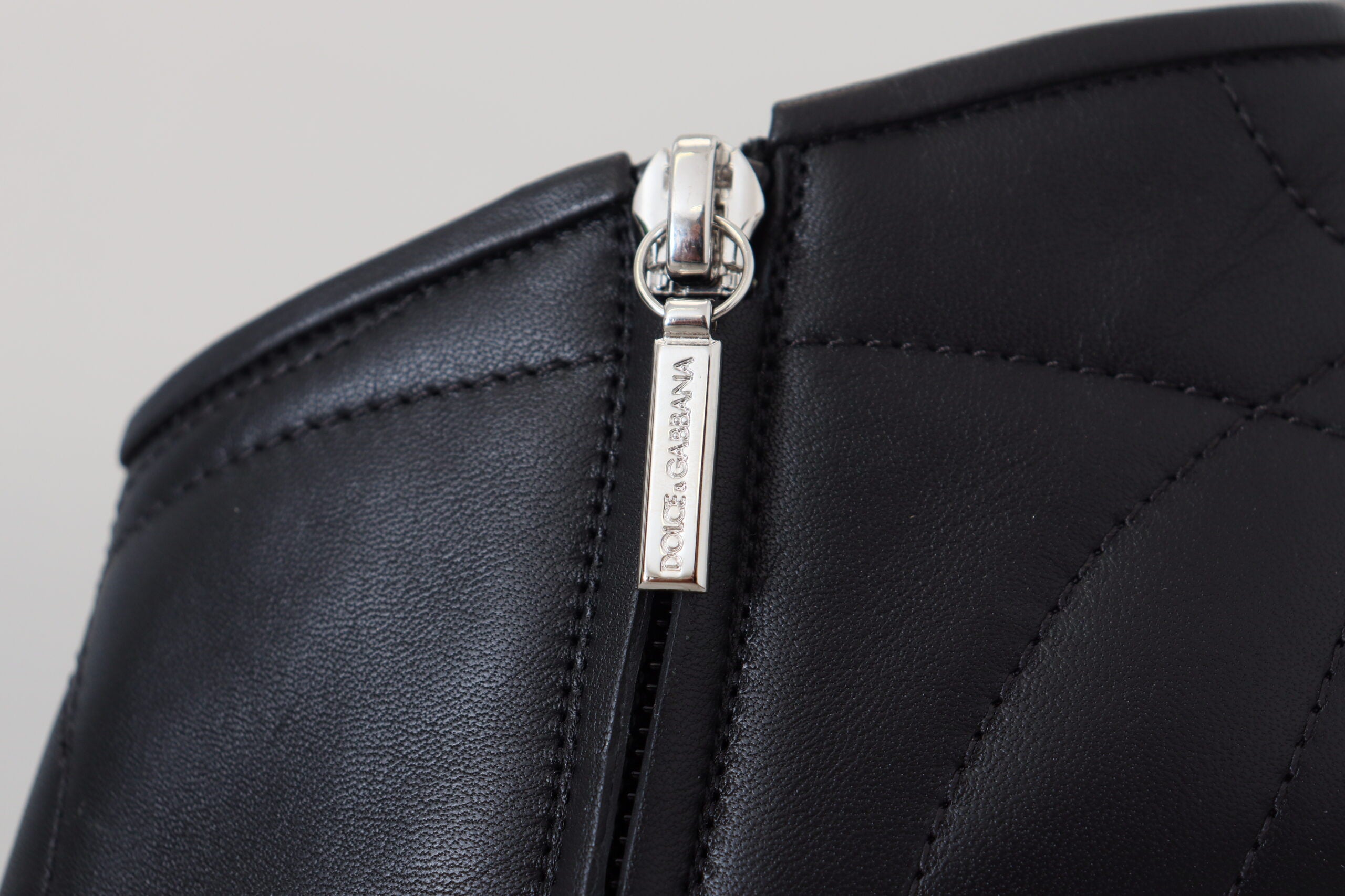 Black Devotion Quilted Buckled Ankle Boots Shoes - ventzia