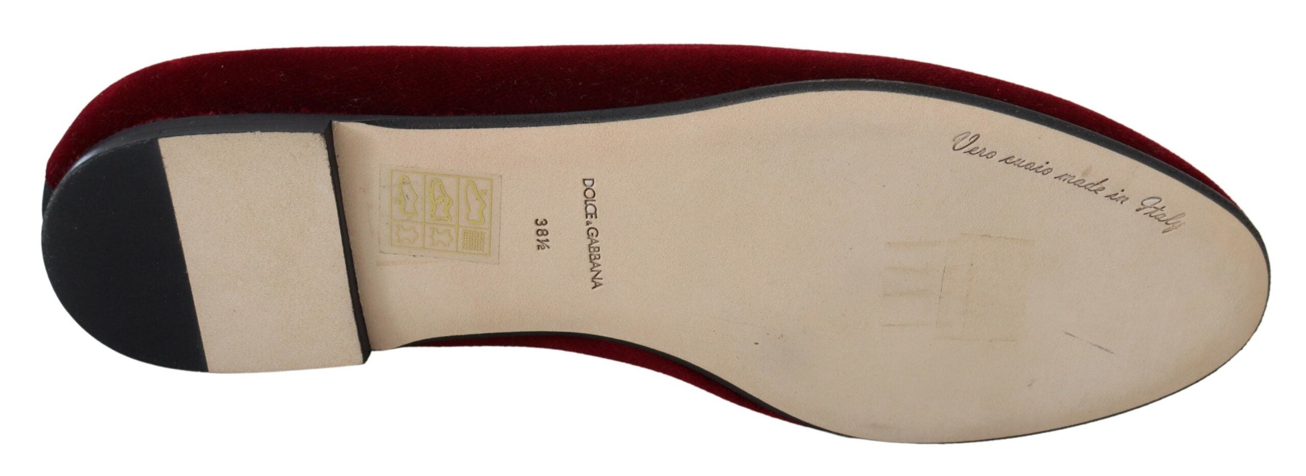 Bordeaux Velvet Slip-On Loafers Flats Shoes - ventzia
