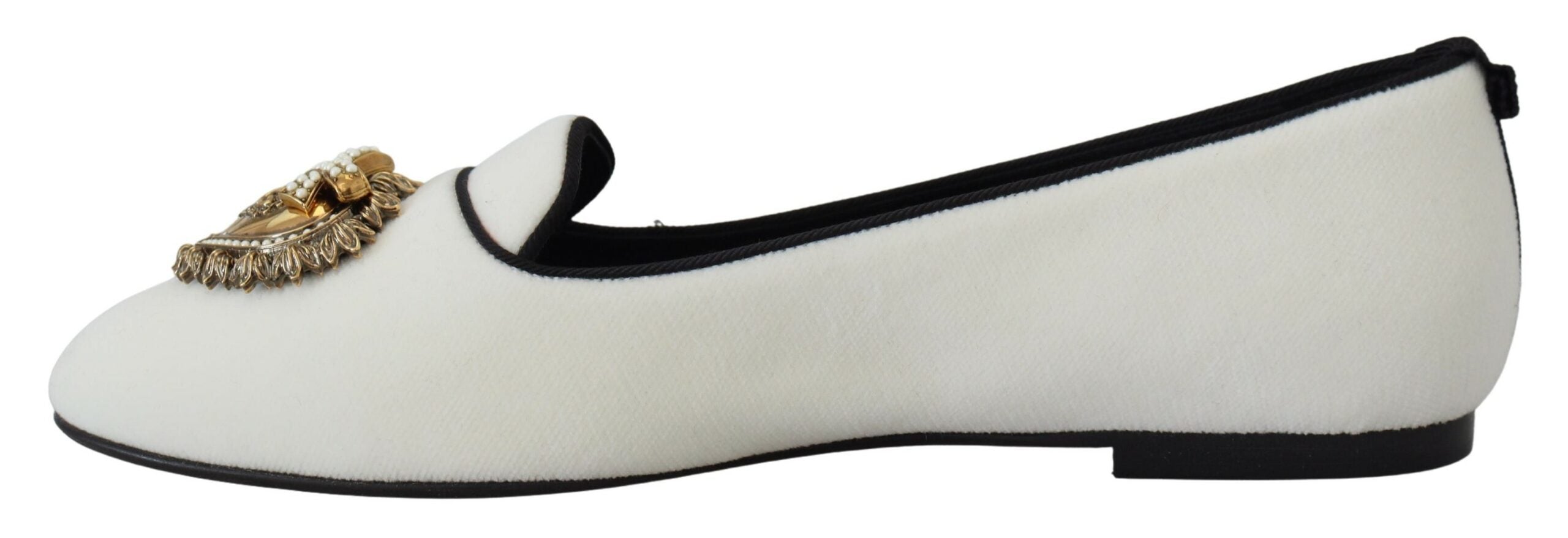 White Velvet Slip Ons Loafers Flats Shoes - ventzia