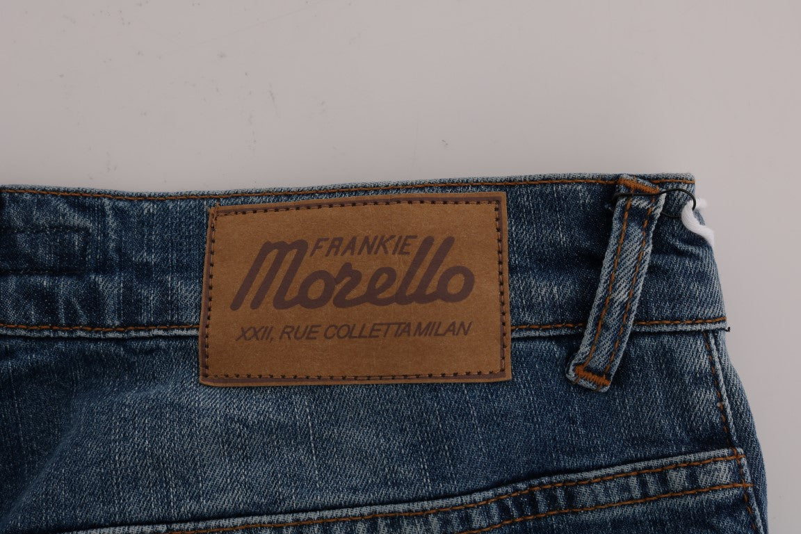 Svelte Italian Denim - Slim Fit Blue Jeans - ventzia
