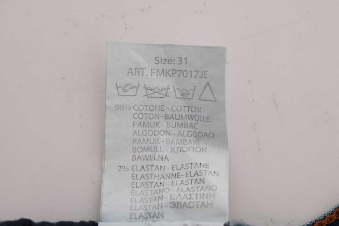 Svelte Italian Denim - Slim Fit Blue Jeans - ventzia
