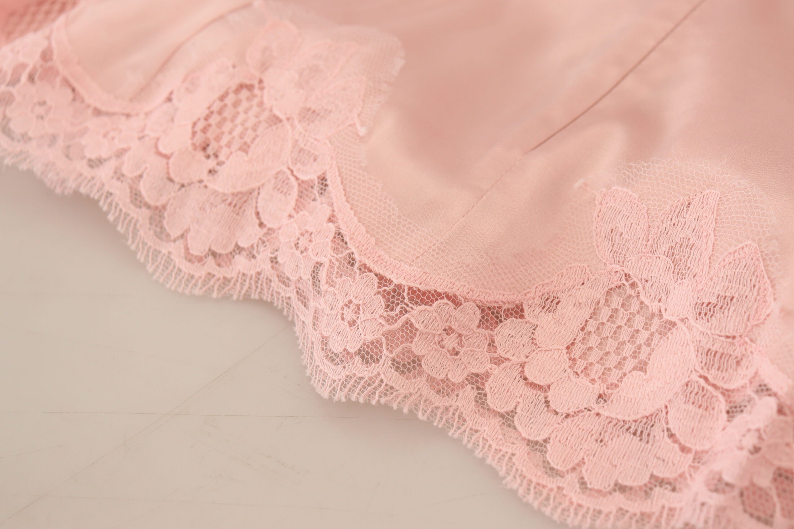 Pink Floral Lace Sleeveless Tank Blouse Top - ventzia