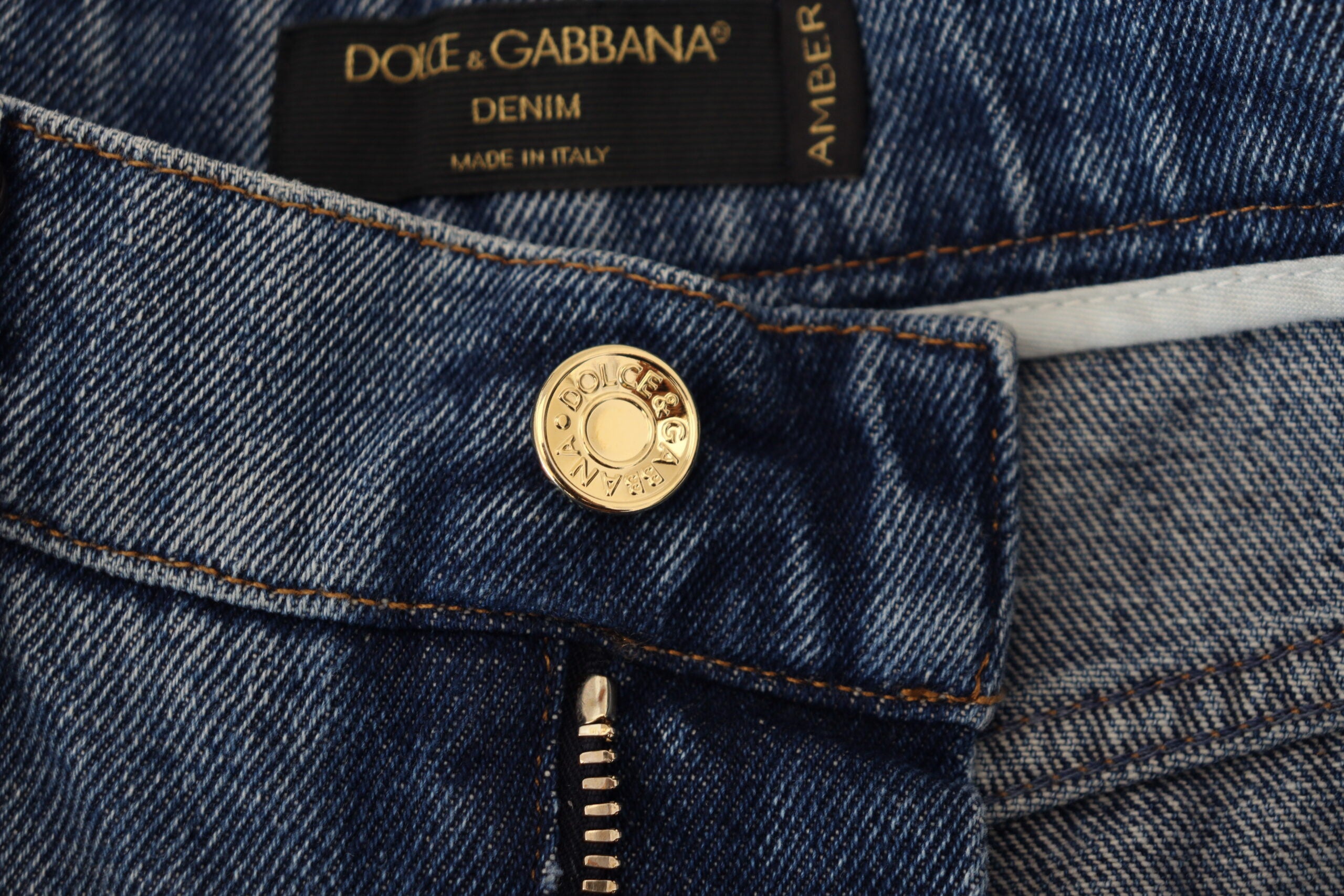 Blue Tattered Skinny Denim Cotton Jeans - ventzia