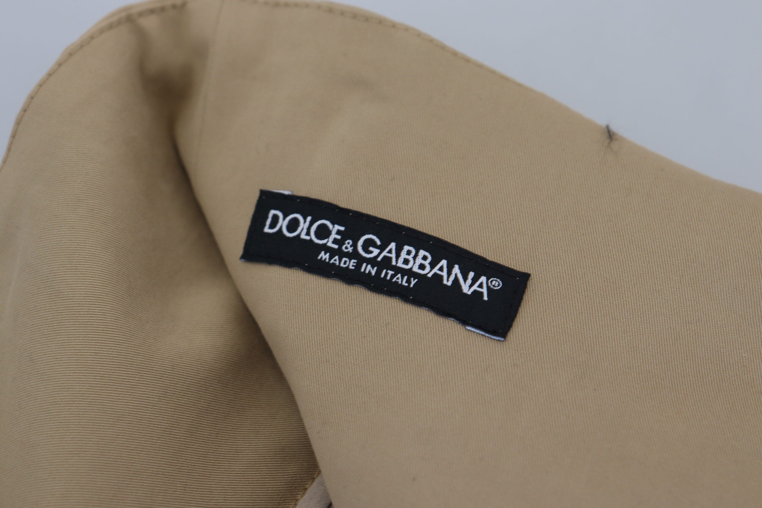 Brown Cotton High Waist Tapered Pants - ventzia
