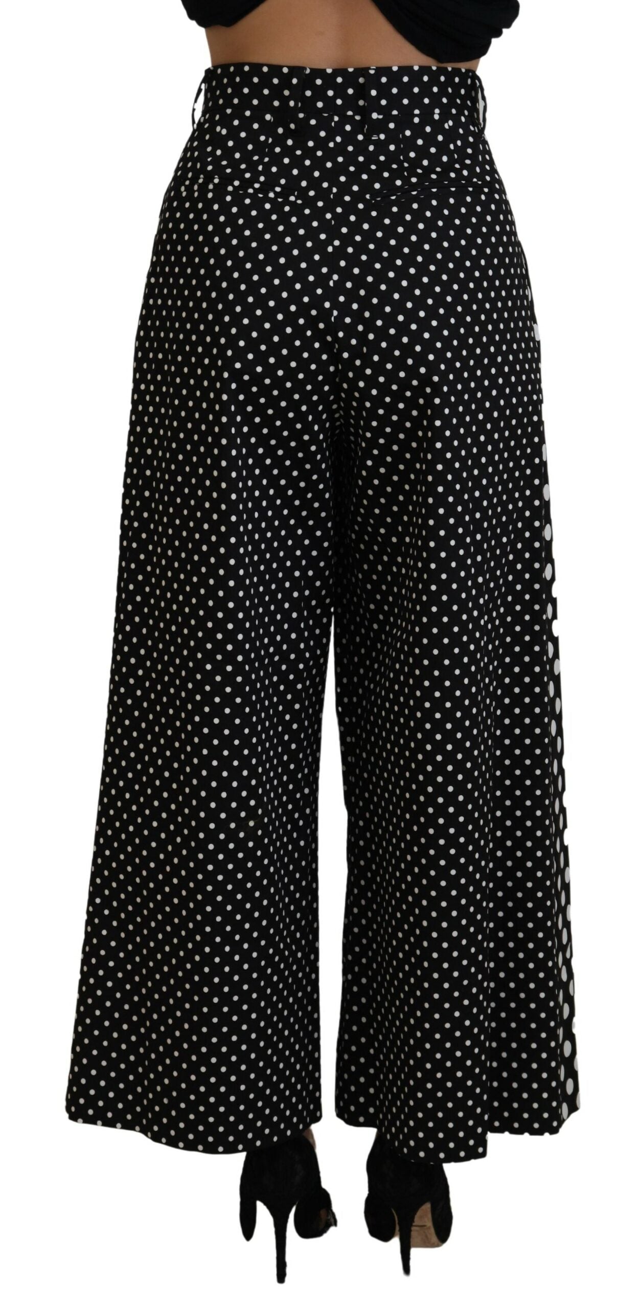 Multicolor Polka Dots High Waist Pants - ventzia