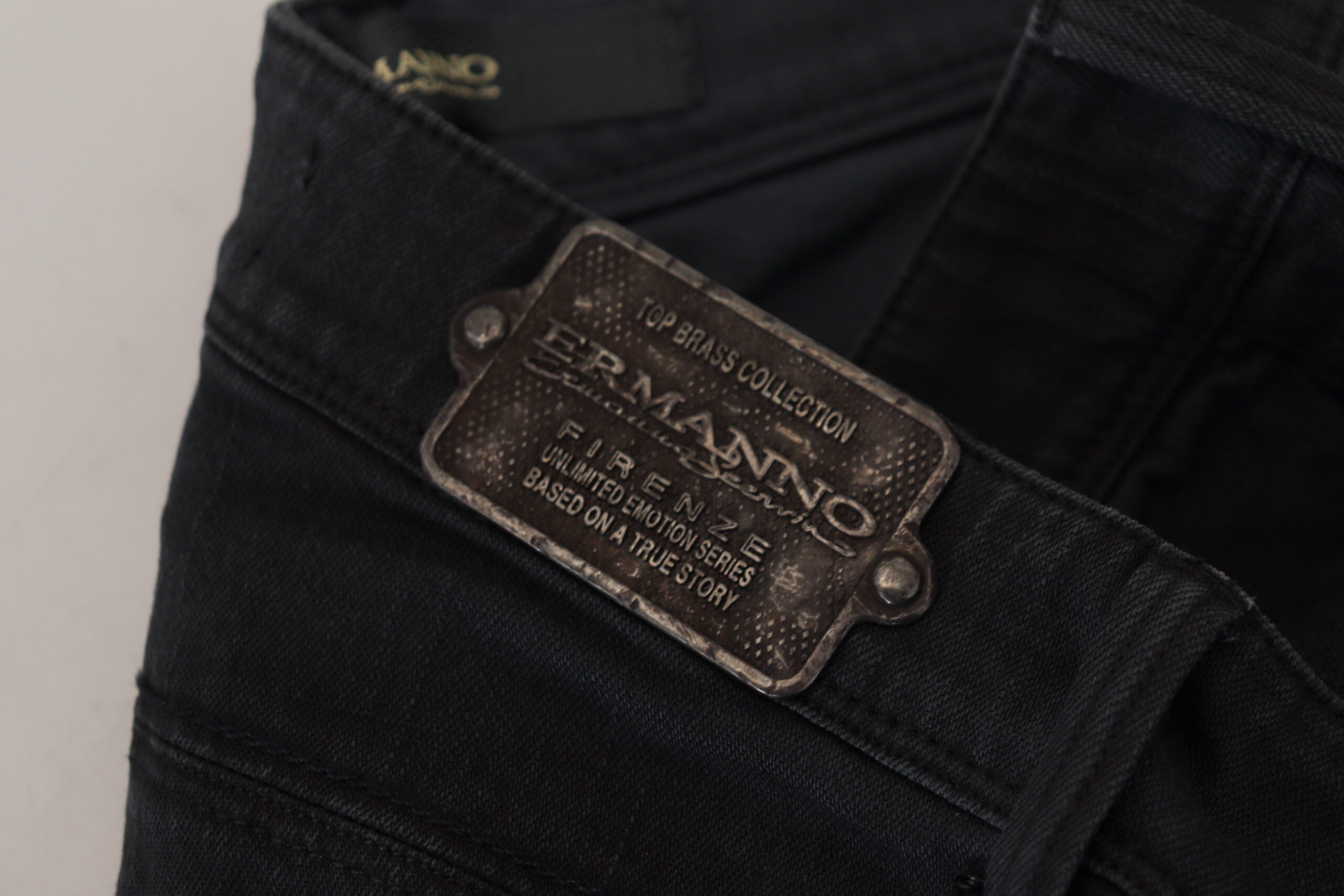 Black Cotton Slim Fit Women Denim Jeans - ventzia