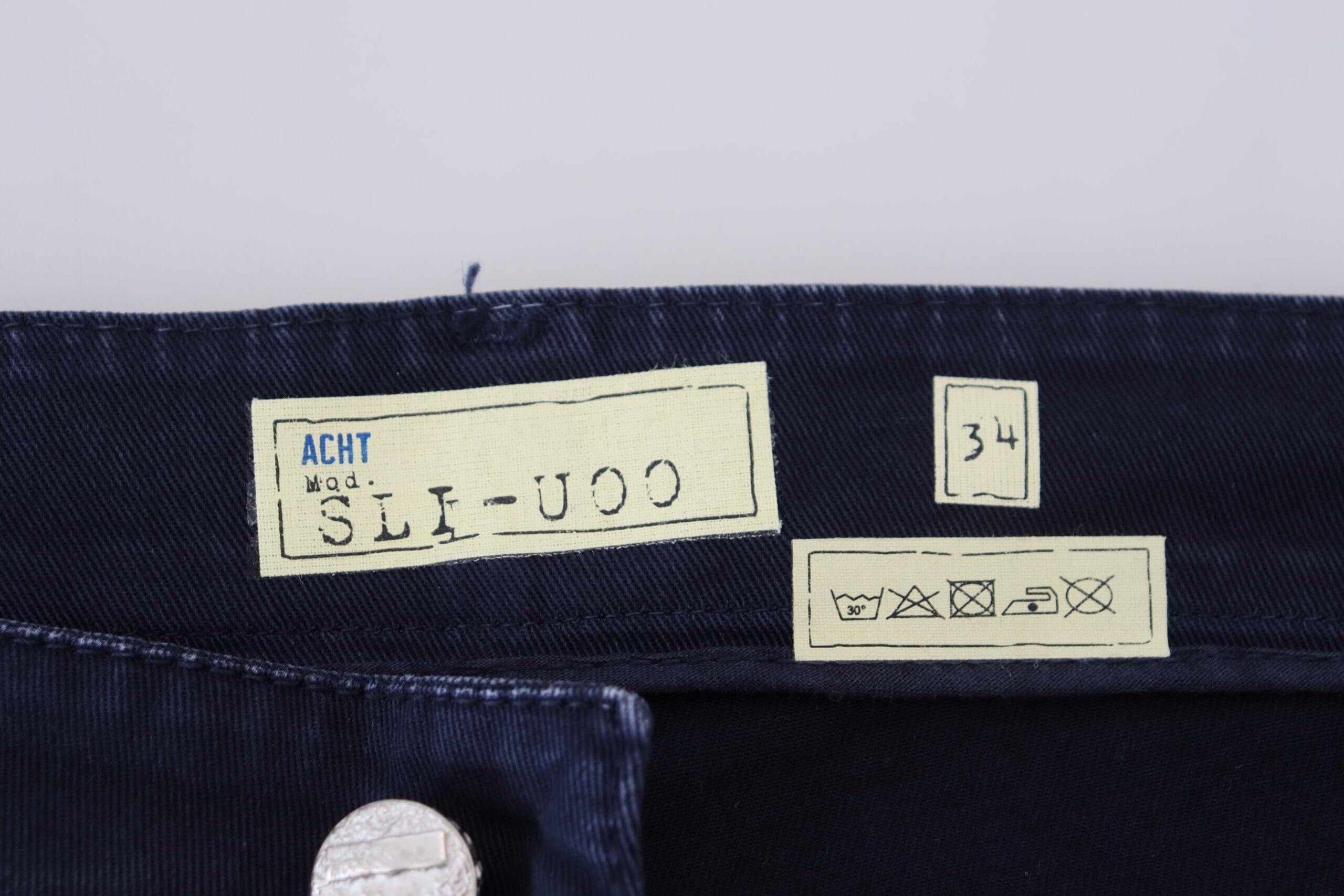 Blue Cotton Tapered Slim Fit Men Casual Denim Jeans - ventzia