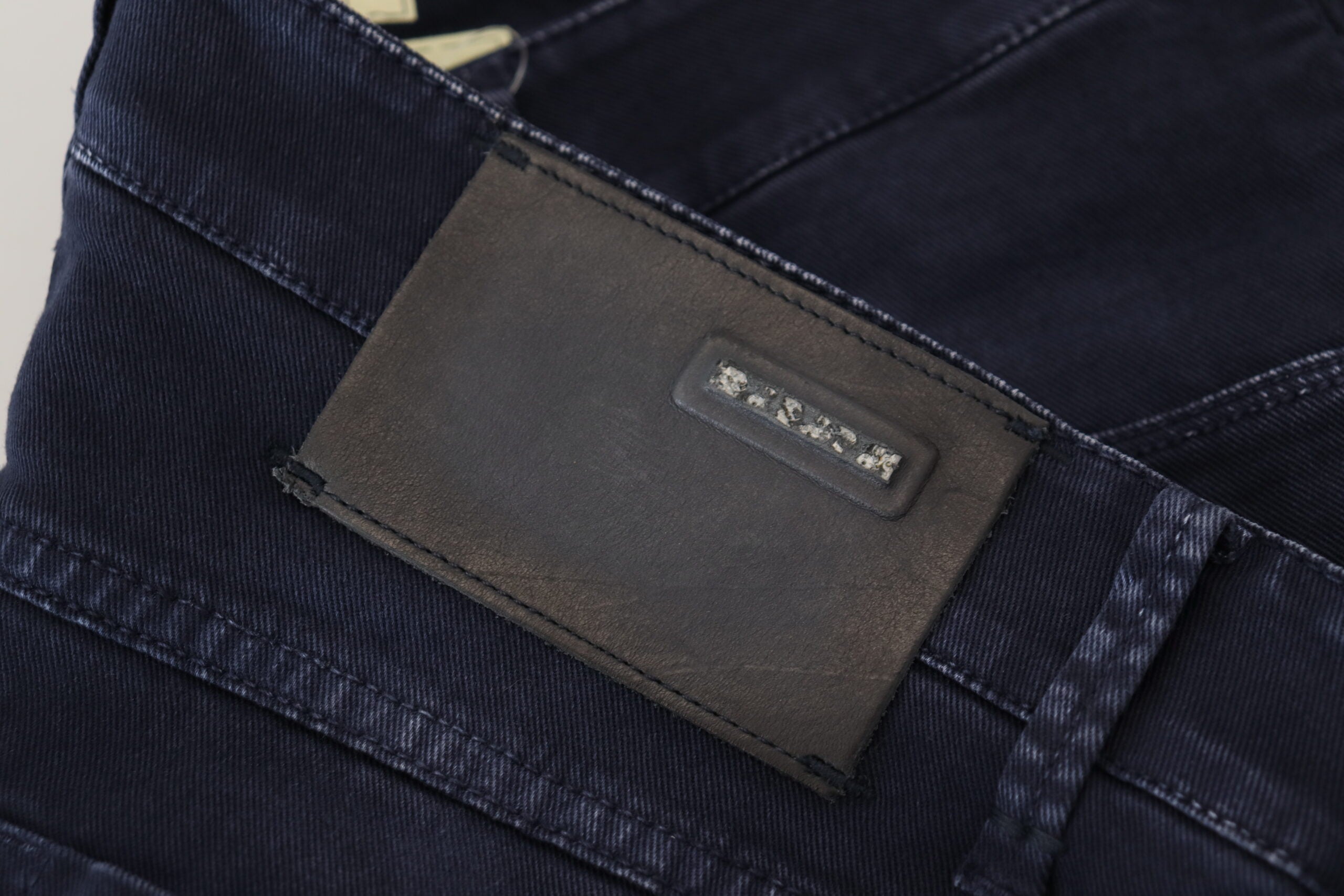 Blue Cotton Tapered Slim Fit Men Casual Denim Jeans - ventzia