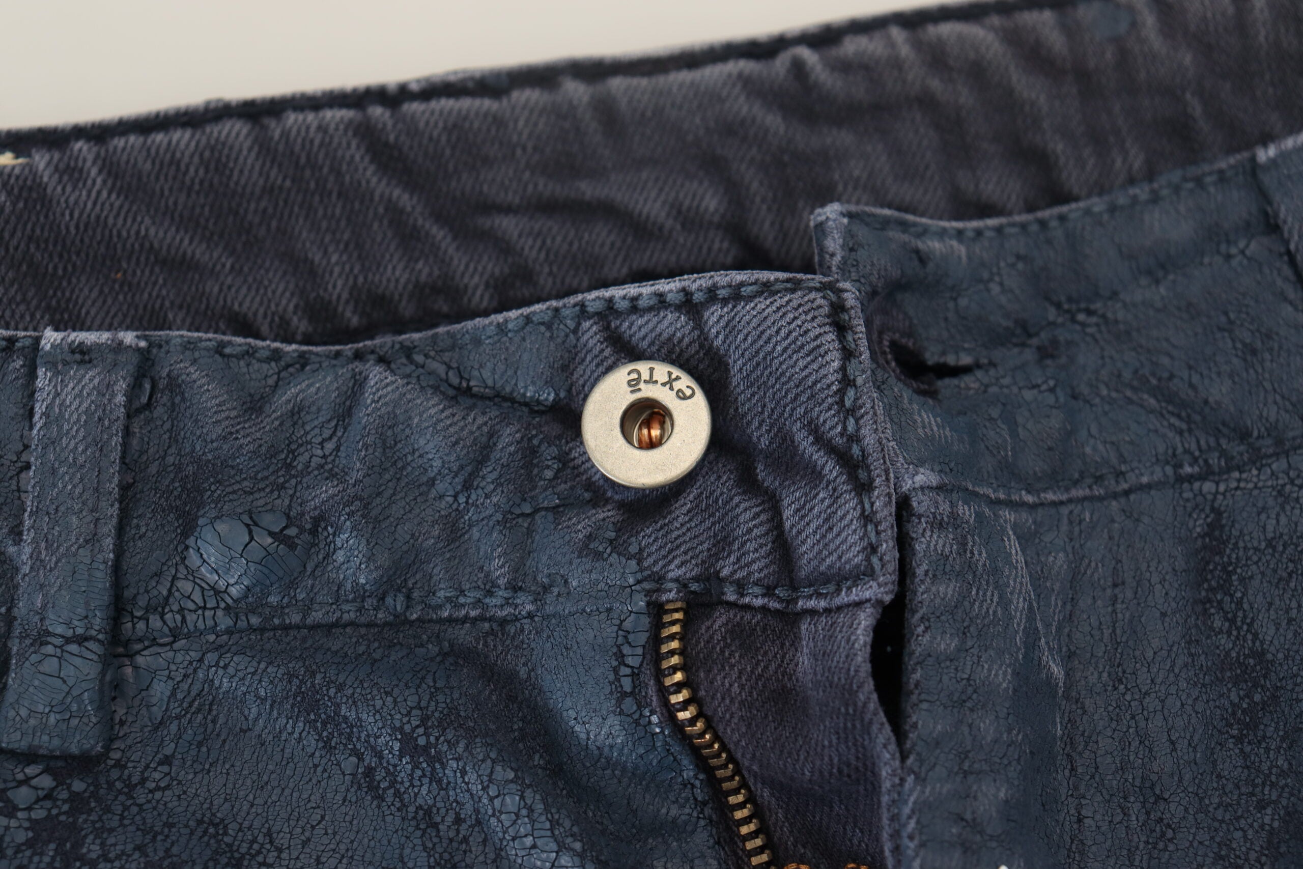 Blue Cotton Tapered Slim Fit Men Casual Denim Jeans - ventzia