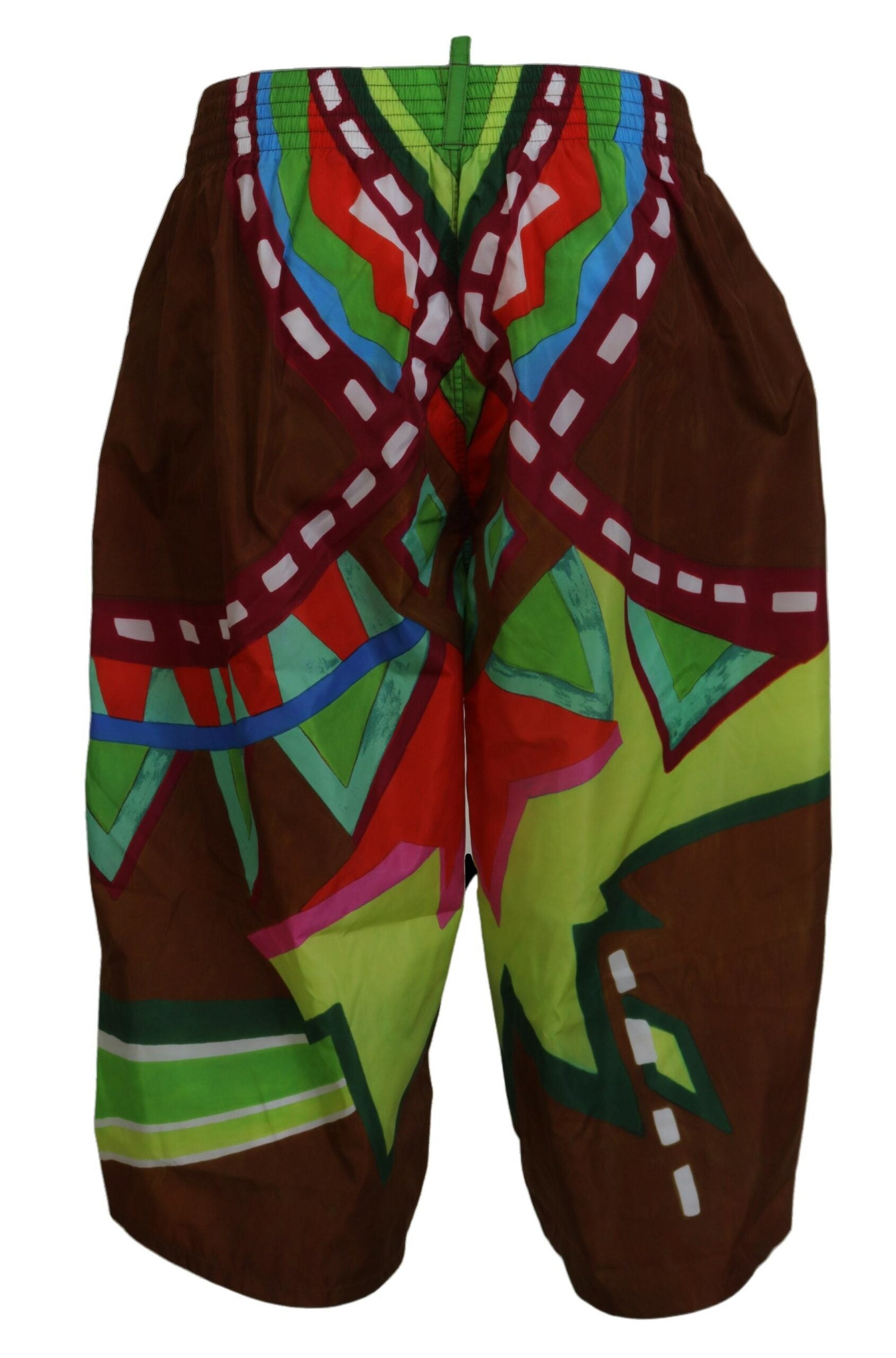 Multicolor Printed Men Beachwear Shorts Swimwear - ventzia