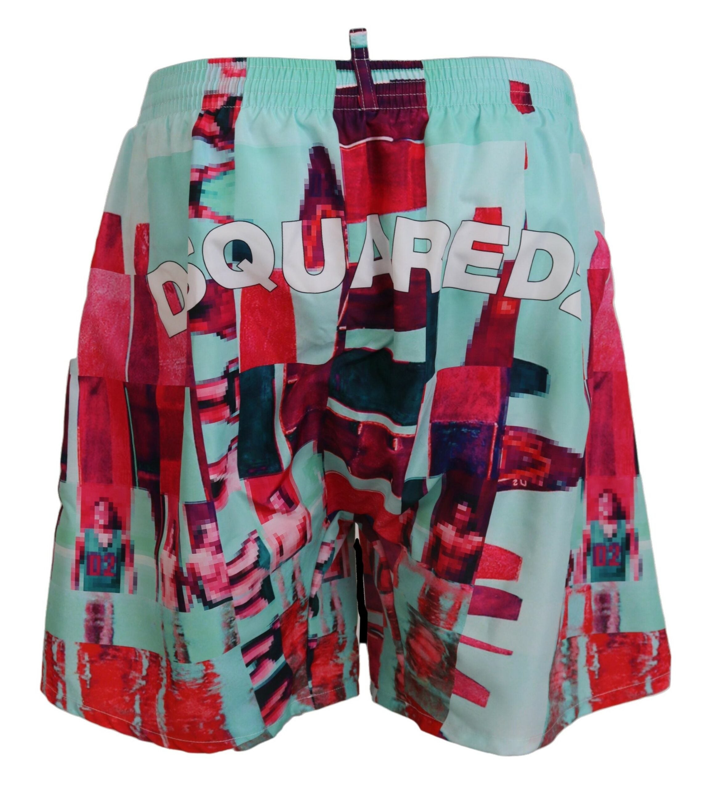 Multicolor Printed Beachwear Shorts Swimwear - ventzia