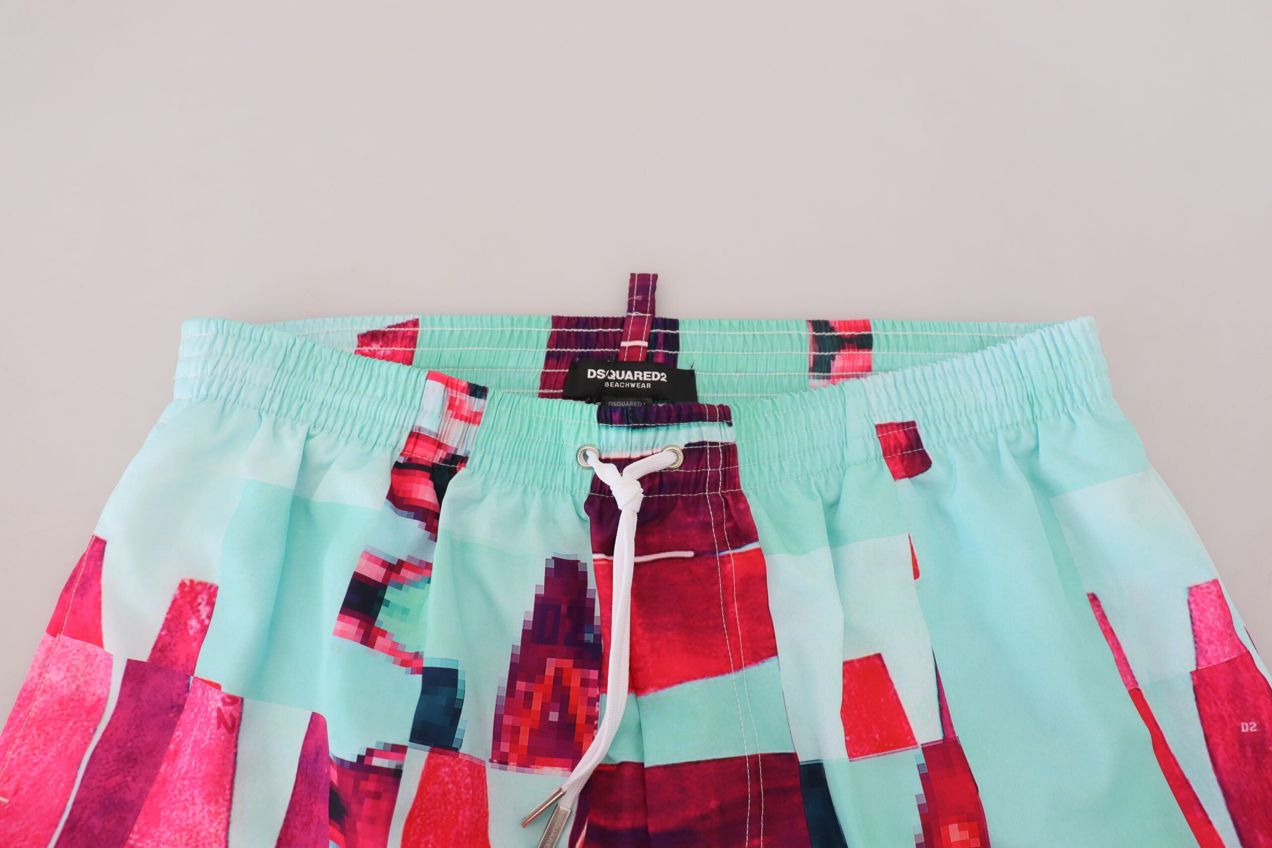 Multicolor Printed Beachwear Shorts Swimwear - ventzia