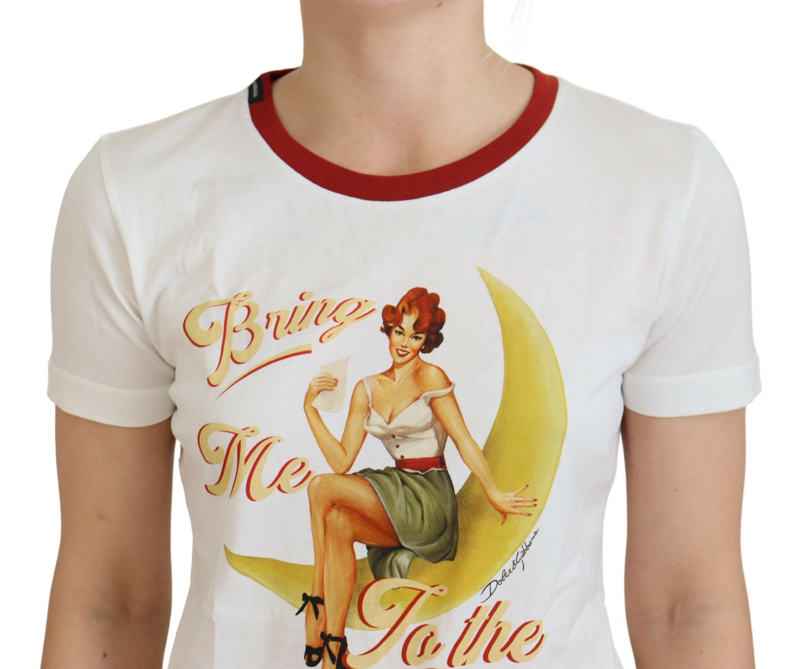 White Printed Short Sleeves Pullover Top - ventzia