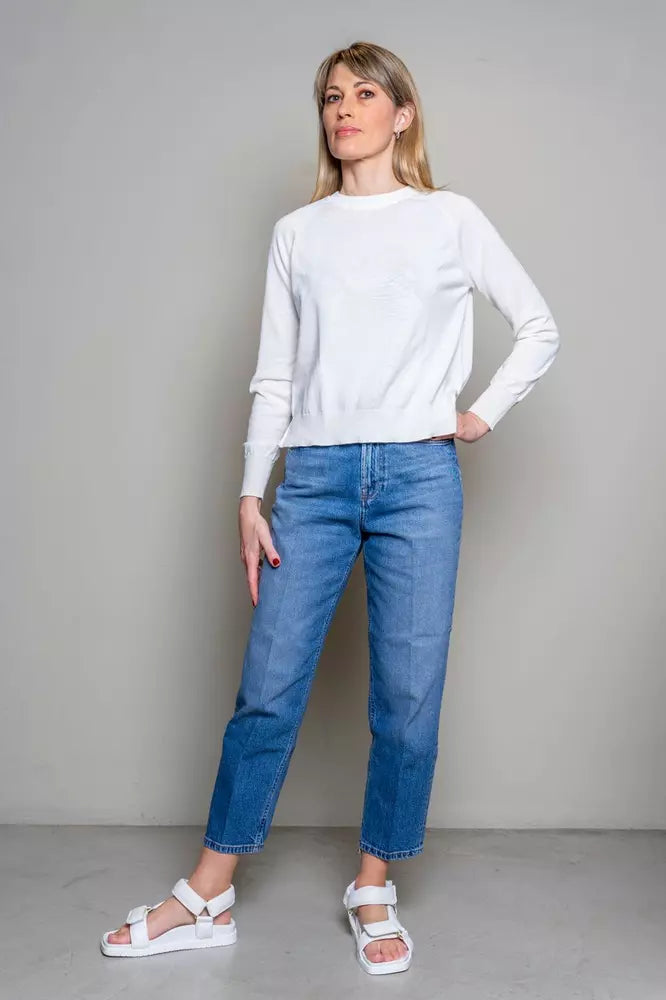 Elevated Blue High-Waist Denim for Women - ventzia