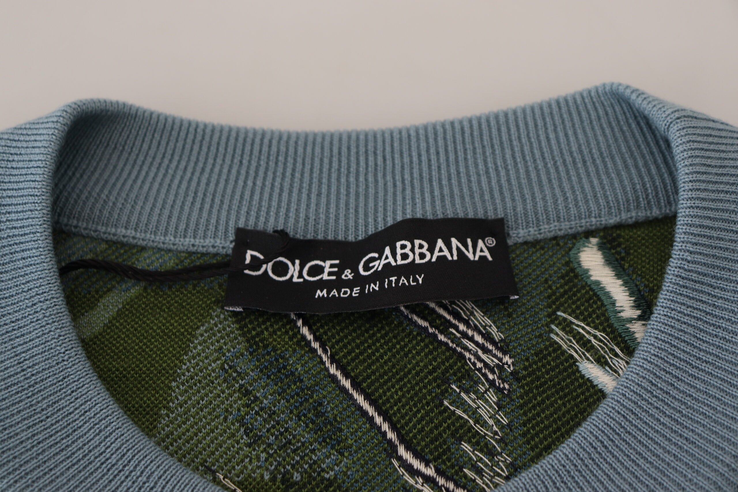 Multicolor Jungle Wool Pullover Logo Sweater - ventzia
