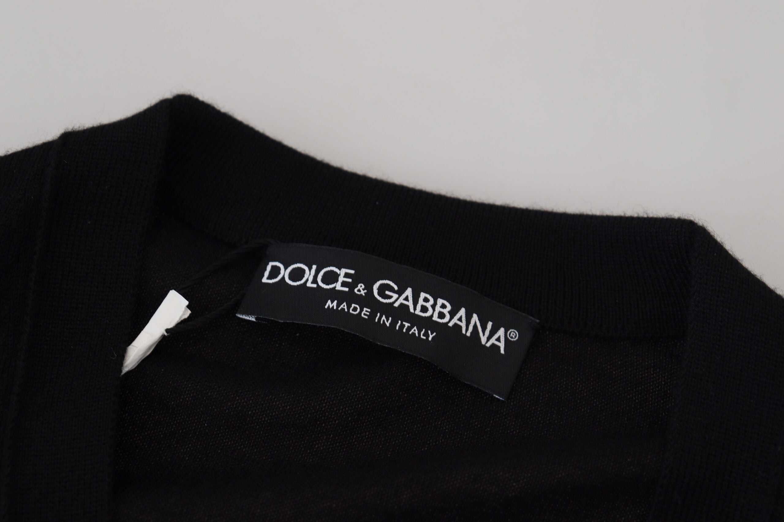 Black Cashmere Button Down Cardigan Sweater - ventzia