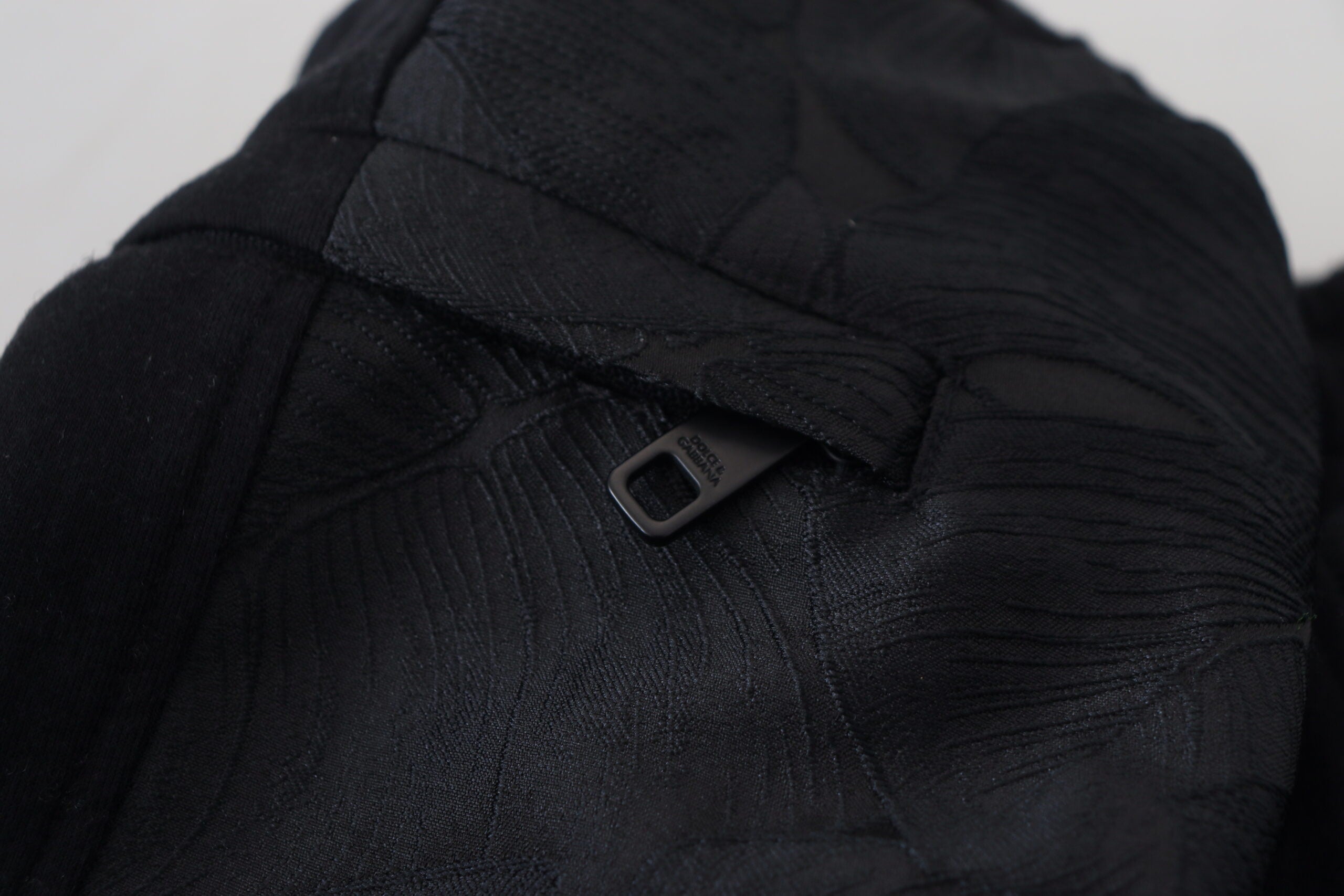Black Polyester Skinny Jogger Men Pants - ventzia