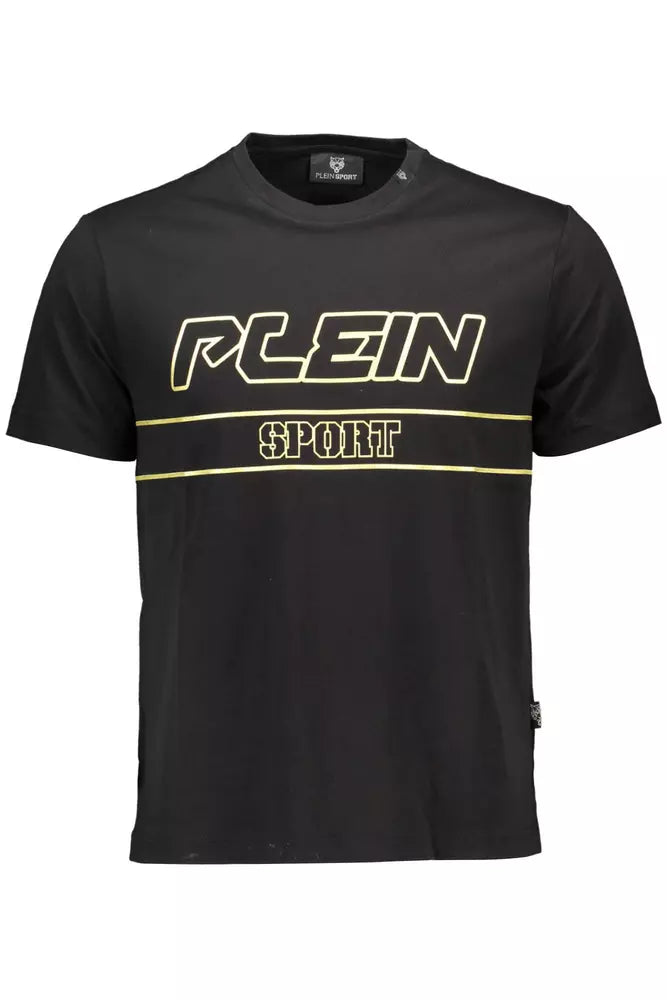 Black Cotton Men T-Shirt - ventzia