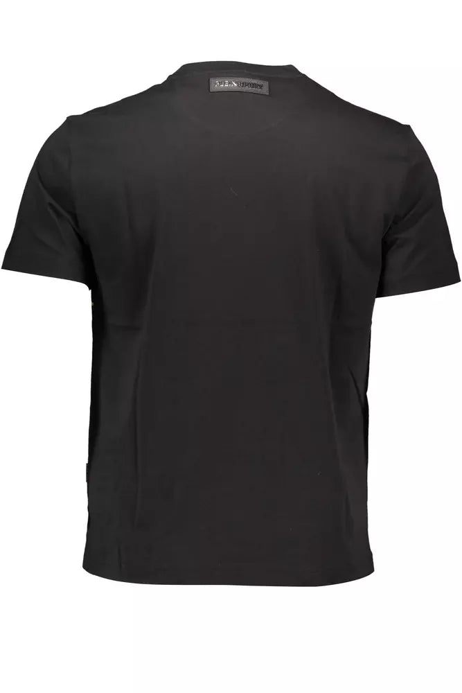 Black Cotton Men T-Shirt - ventzia