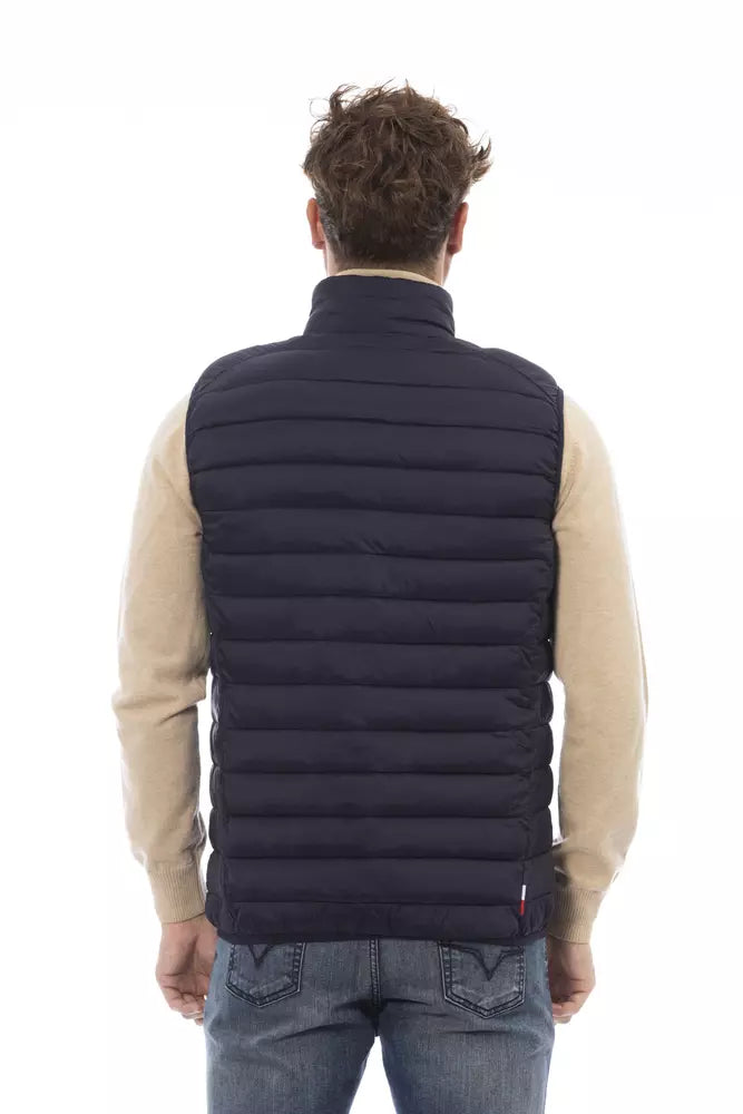 Blue Polyamide Men's Jacket - ventzia