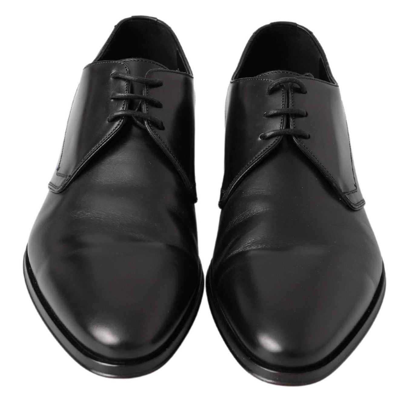Black Derby Formal Dress Shoes - ventzia