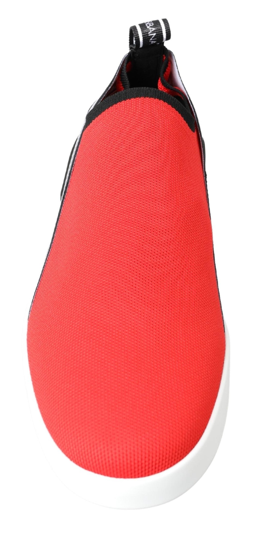 Red White Flat Sneakers Loafers Shoes - ventzia