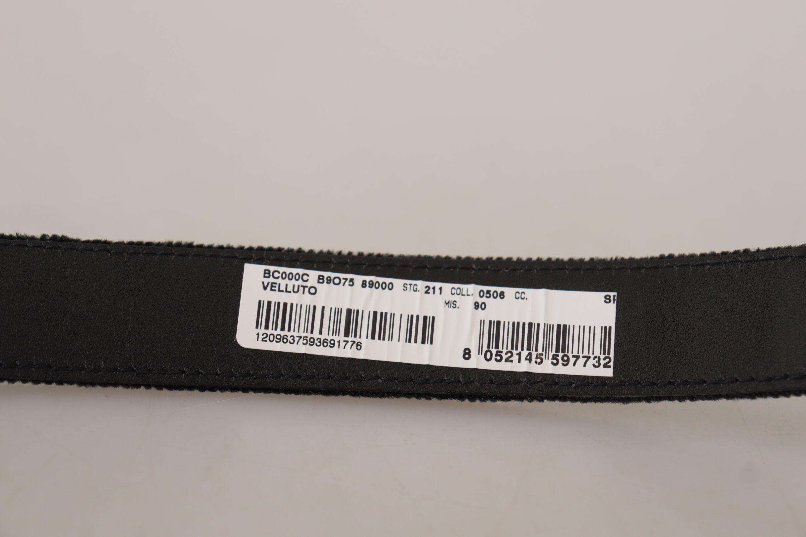 Black Velvet Classic Logo Engraved Metal Belt - ventzia