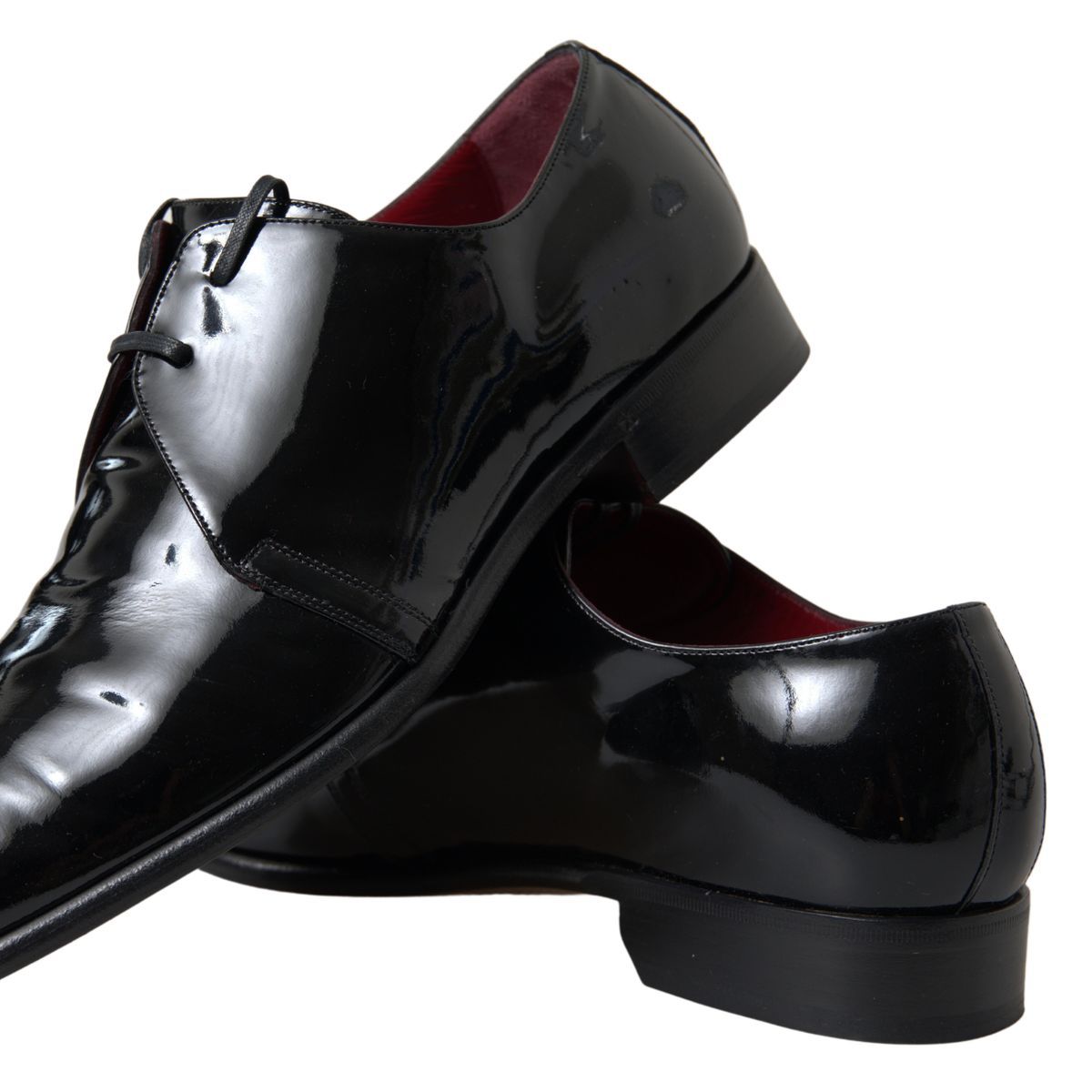 Black Patent Leather Formal Shoes - ventzia