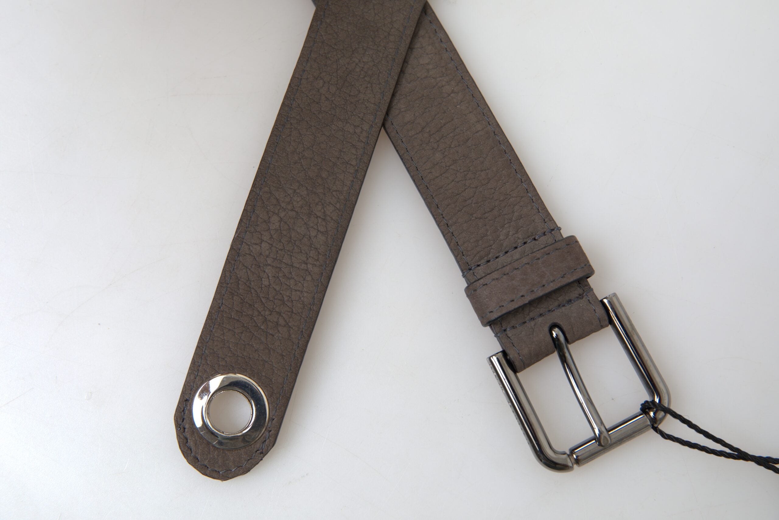 Brown Leather Metal Buckle Men Cintura Belt - ventzia