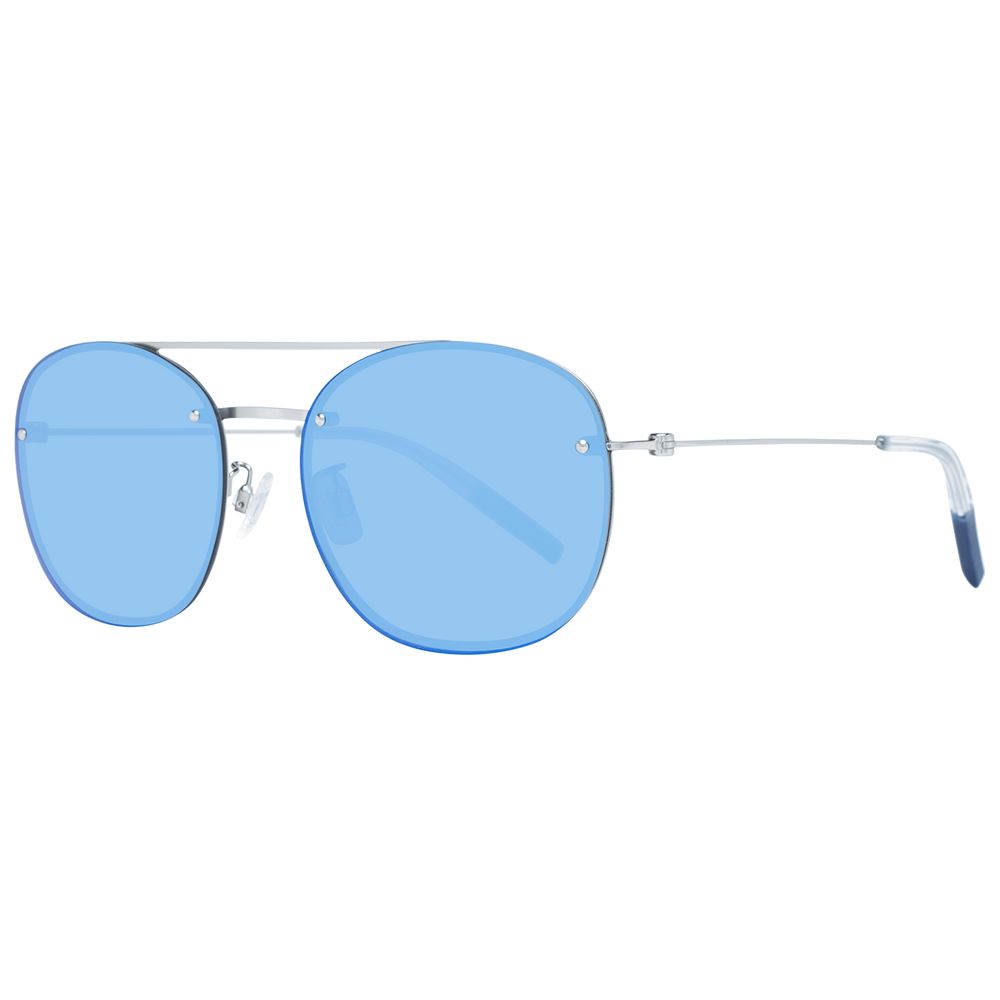 Blue Metal & Plastic Sunglasses - ventzia