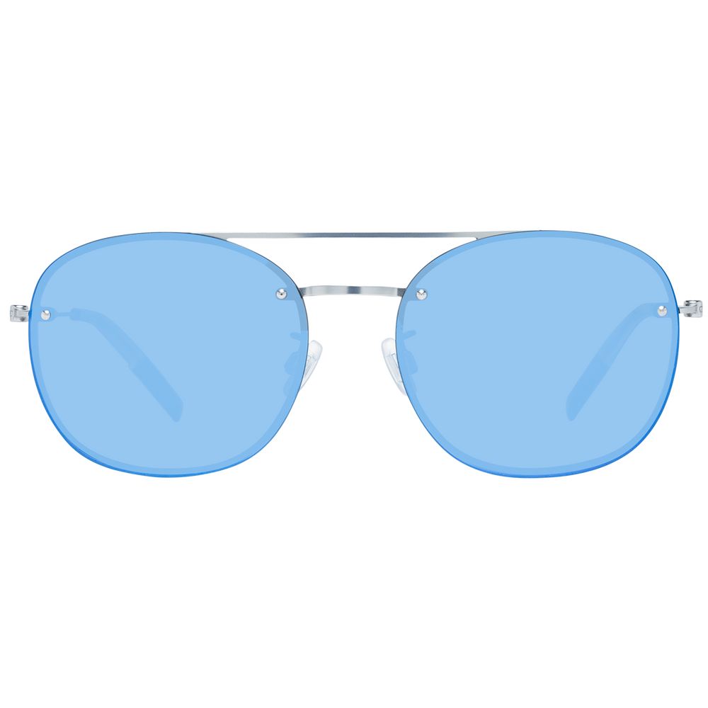Blue Metal & Plastic Sunglasses - ventzia